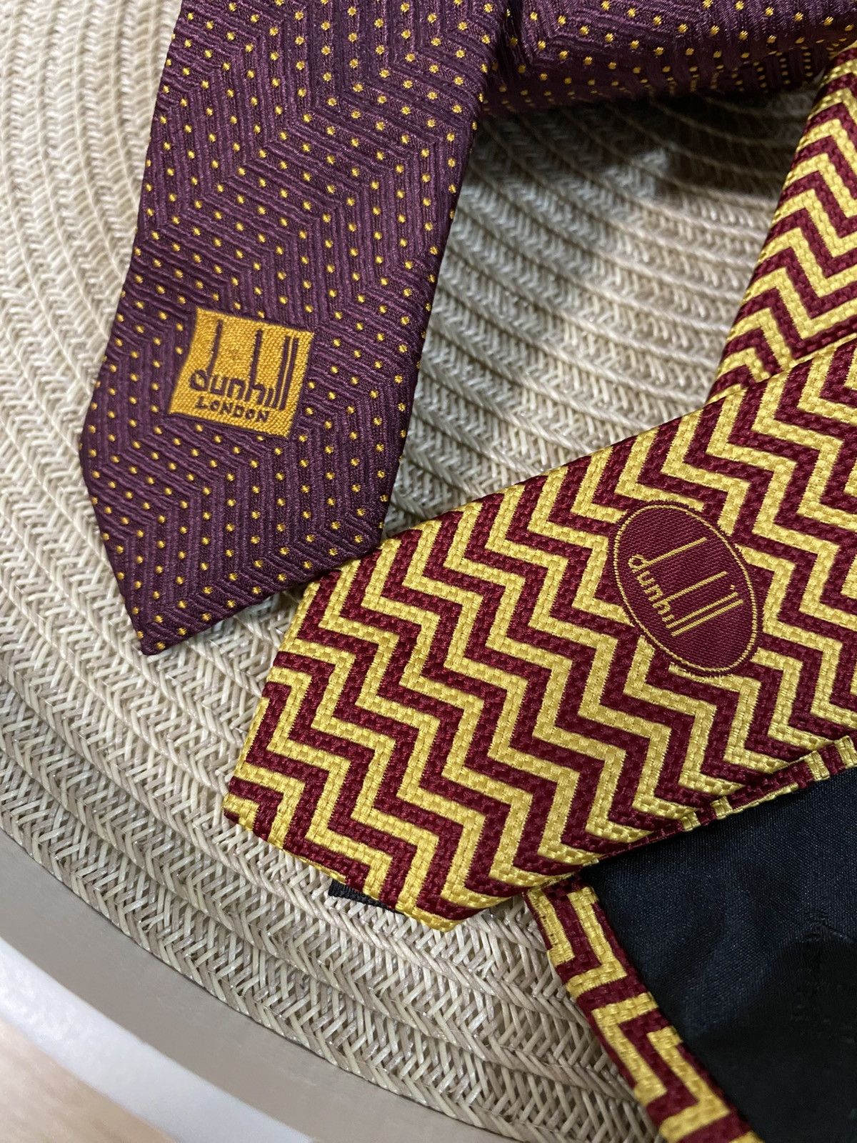 Alfred Dunhill Dunhill London Silk Tie x 2 in the post Size ONE SIZE - 7 Thumbnail