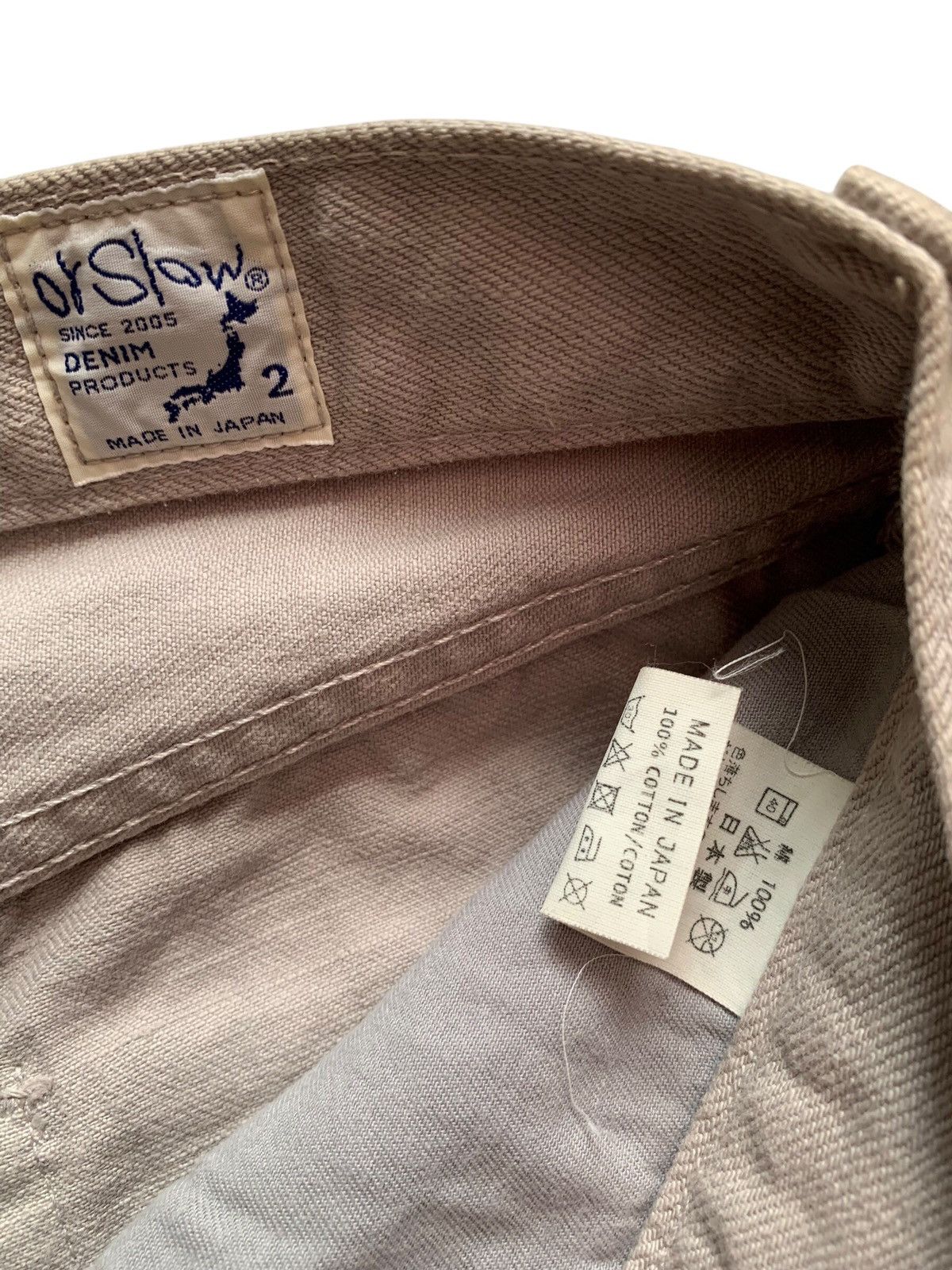 Vintage Orslow Japanesse Design Casual Pants Beige Colour Size US 31 - 14 Thumbnail