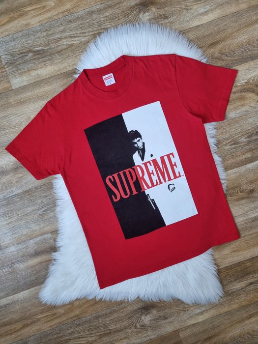 Supreme scarface best sale tee red