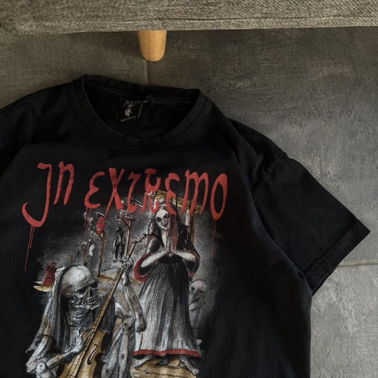 Band Tees × Designer Vintage Adult In Extremo T-shirt Big Logo Gothic Band Rock Size US M / EU 48-50 / 2 - 5 Thumbnail