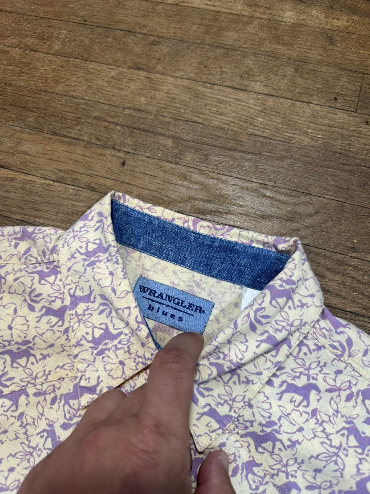 Wrangler Vintage Wrangler Blues Western Wear Shirt Size XL / US 12-14 / IT 48-50 - 5 Thumbnail