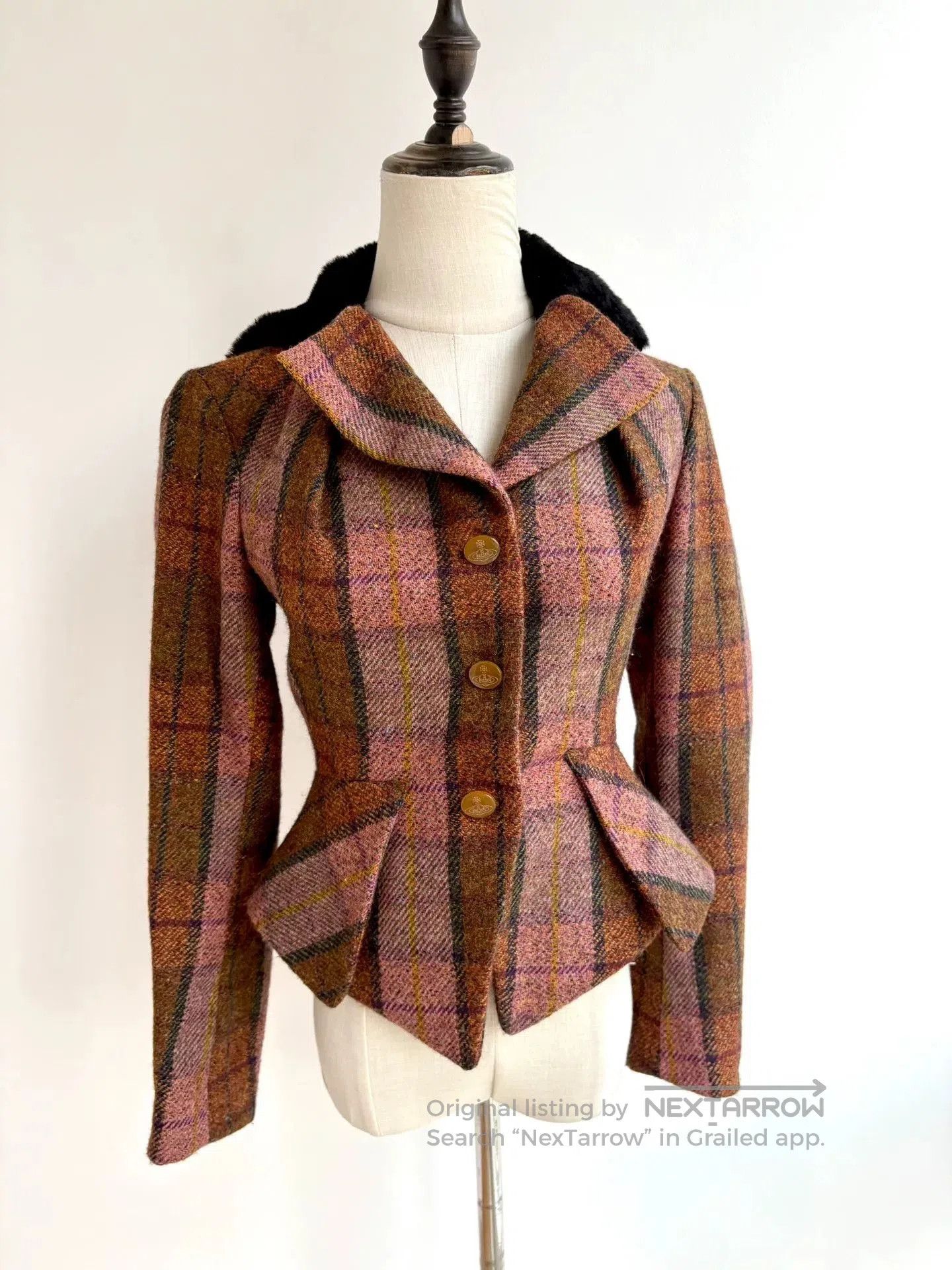 Vivienne Westwood vivienne westwood 90s vintage plaid jacket. Size L / US 10 / IT 46 - 1 Thumbnail