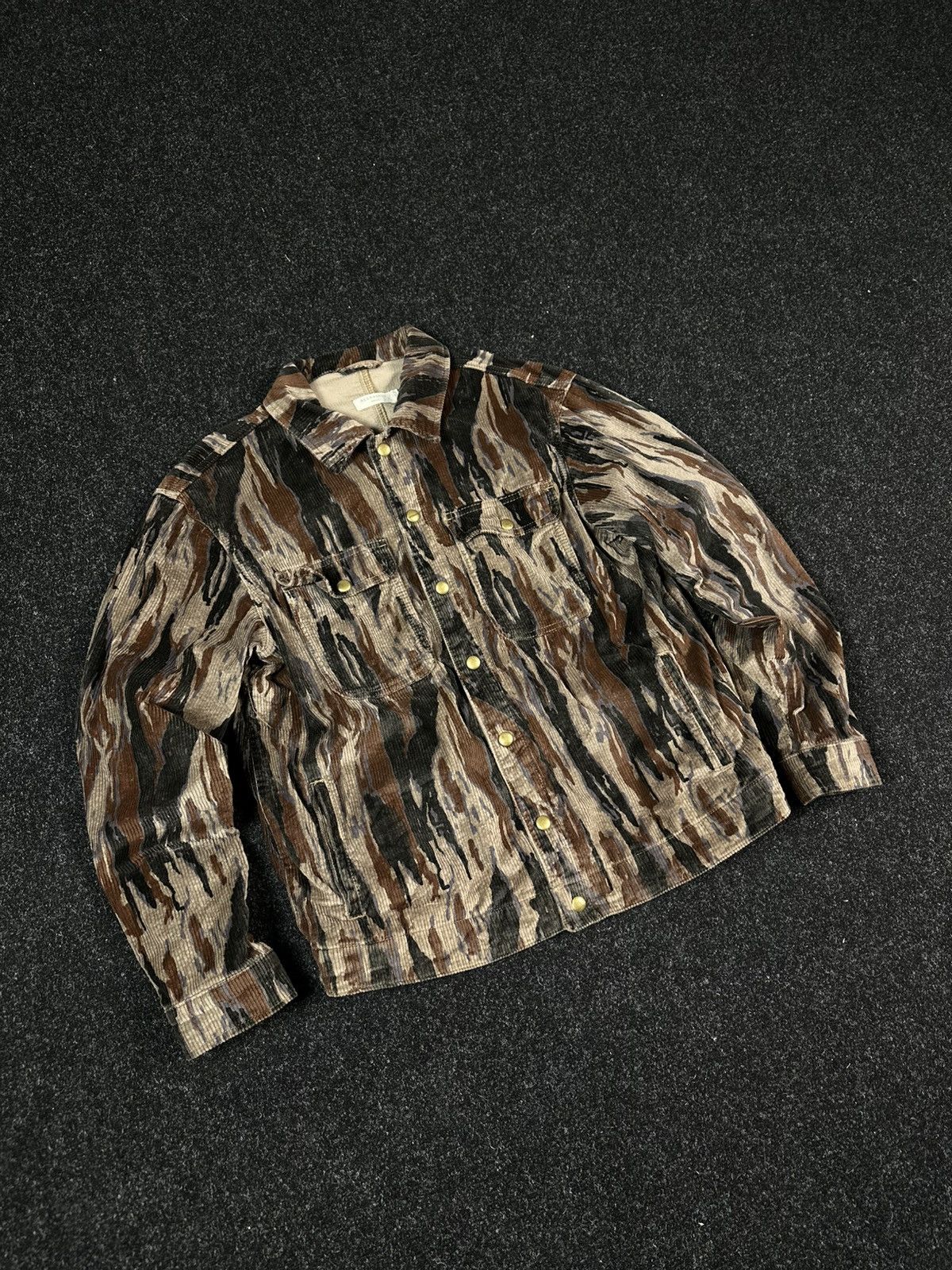 Allsaints AllSaints Castleford Corduroy Shirt Overshirt Brown Pattern Size US S / EU 44-46 / 1 - 3 Thumbnail