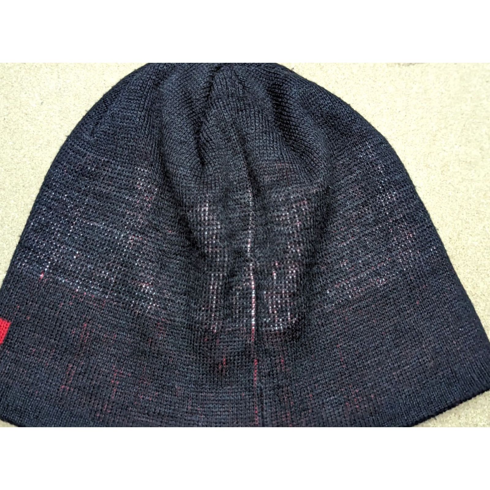 Vintage Wellensteyn Beanie Hat One Size Black Red Promo Unisex Adults Knit Acrylic Stretch 3-4 Seasons Mens Women Girls Boys Size ONE SIZE - 4 Thumbnail