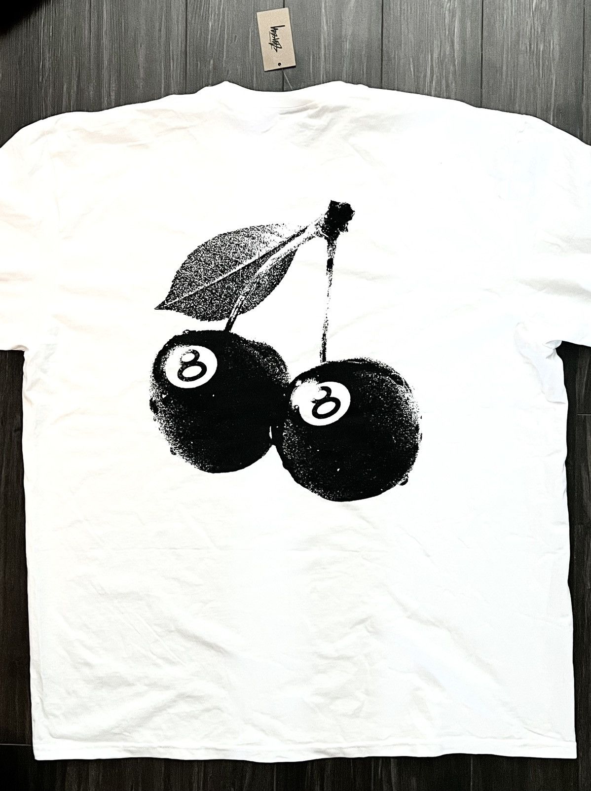 Stussy Stussy Cherries Tee XL white Size US XL / EU 56 / 4 - 1 Thumbnail