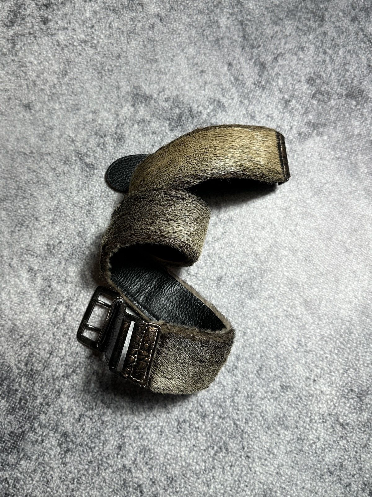 Other Y2K Vintage Fur Cowboy Belts Streetwear USA Style Rare Size ONE SIZE - 1 Thumbnail