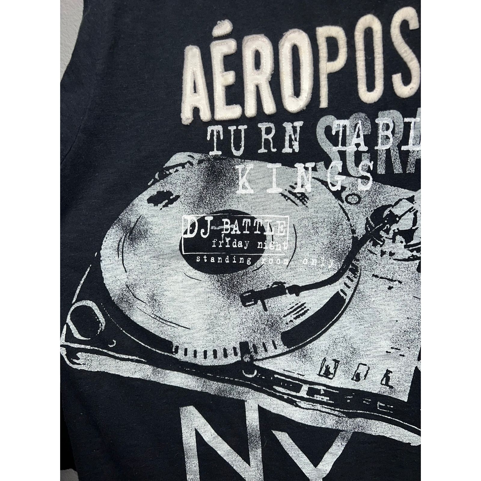 Vintage Aeropostale Turn Table Kings Shirt DJ Battle Music Tee XL Size US XL / EU 56 / 4 - 2 Thumbnail