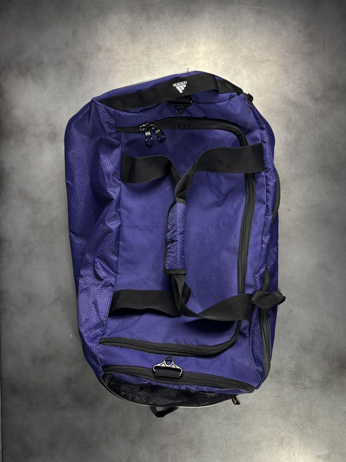 Adidas 2000s Adidas Duffle Bag Vintage Gym Bag Purple Sport Sack Size ONE SIZE - 1 Thumbnail