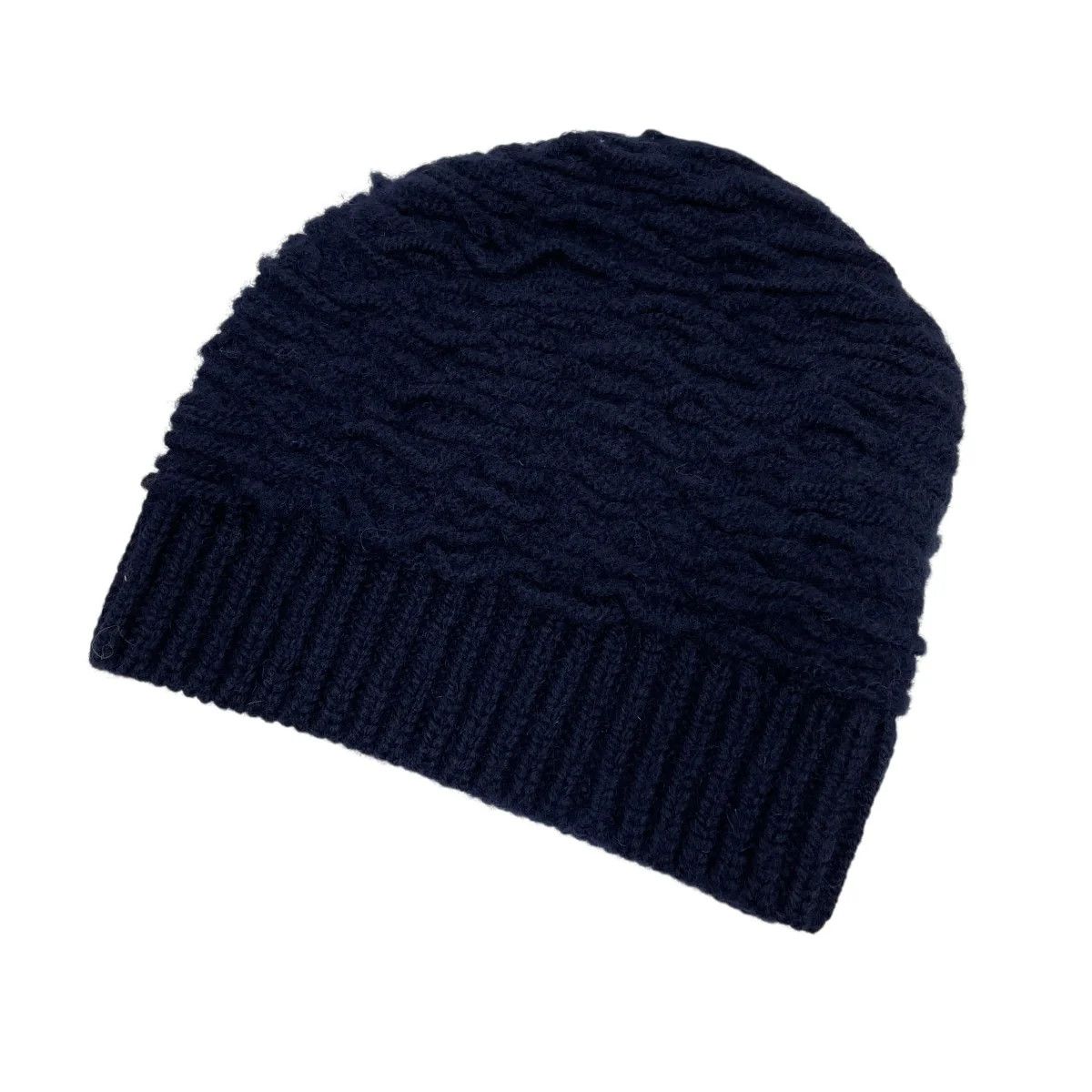 Dries Van Noten Textured Wool Knit Beanie Cap Size ONE SIZE - 4 Thumbnail