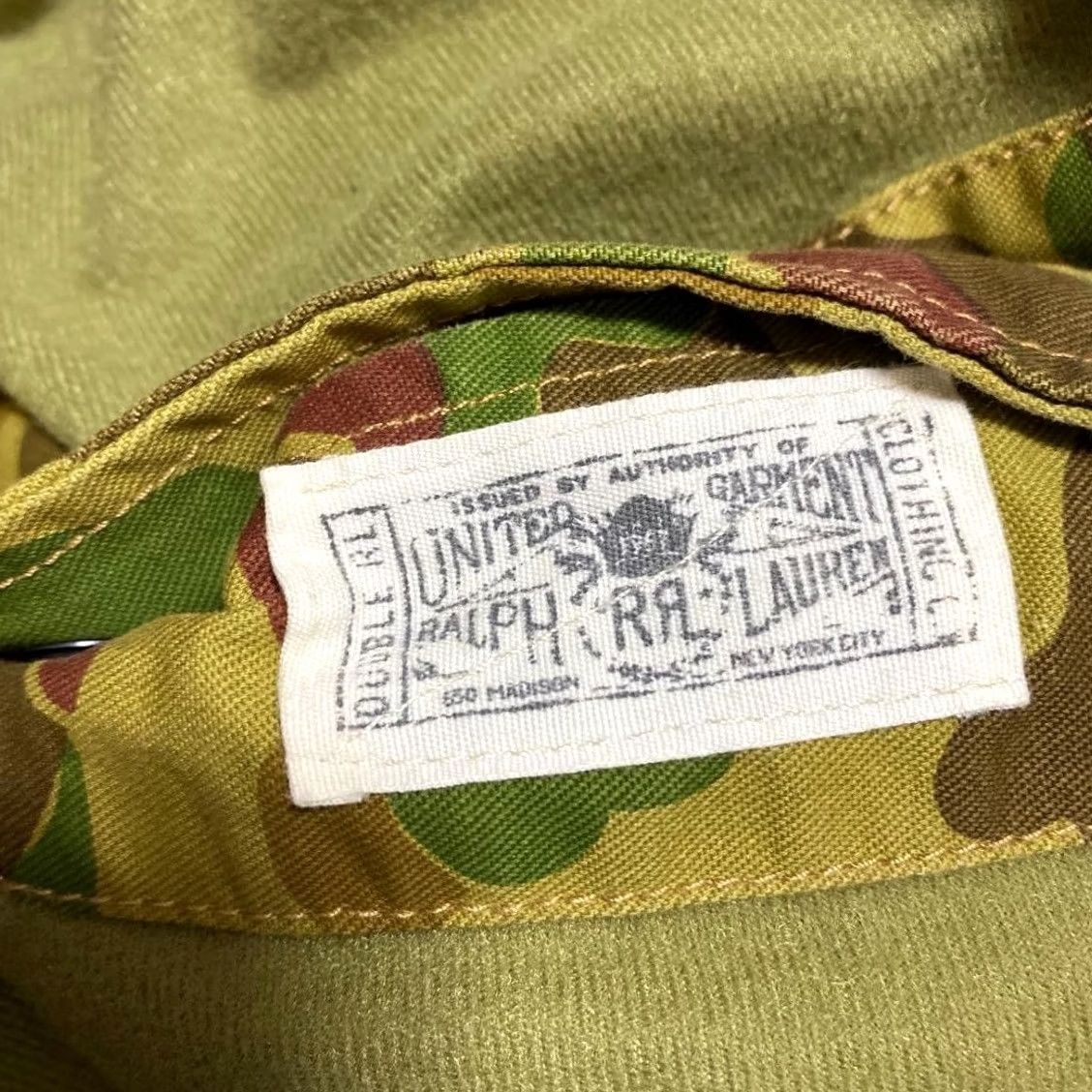 Ralph Lauren RRL RALPH LAUREN Mens Vintage Camouflage Jacket M Green Casual Jacket Size US M / EU 48-50 / 2 - 3 Thumbnail