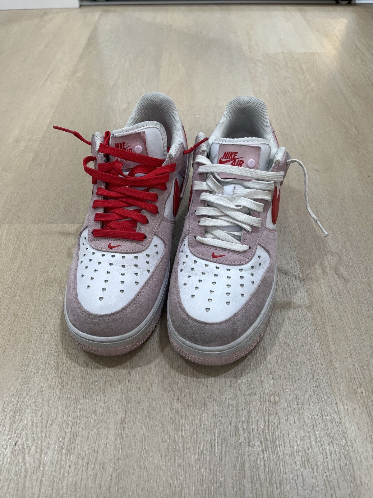 Nike Nike 2021 Valentine’s day Love Letter Air Force 1 Lows Size US 10 / EU 43 - 3 Thumbnail