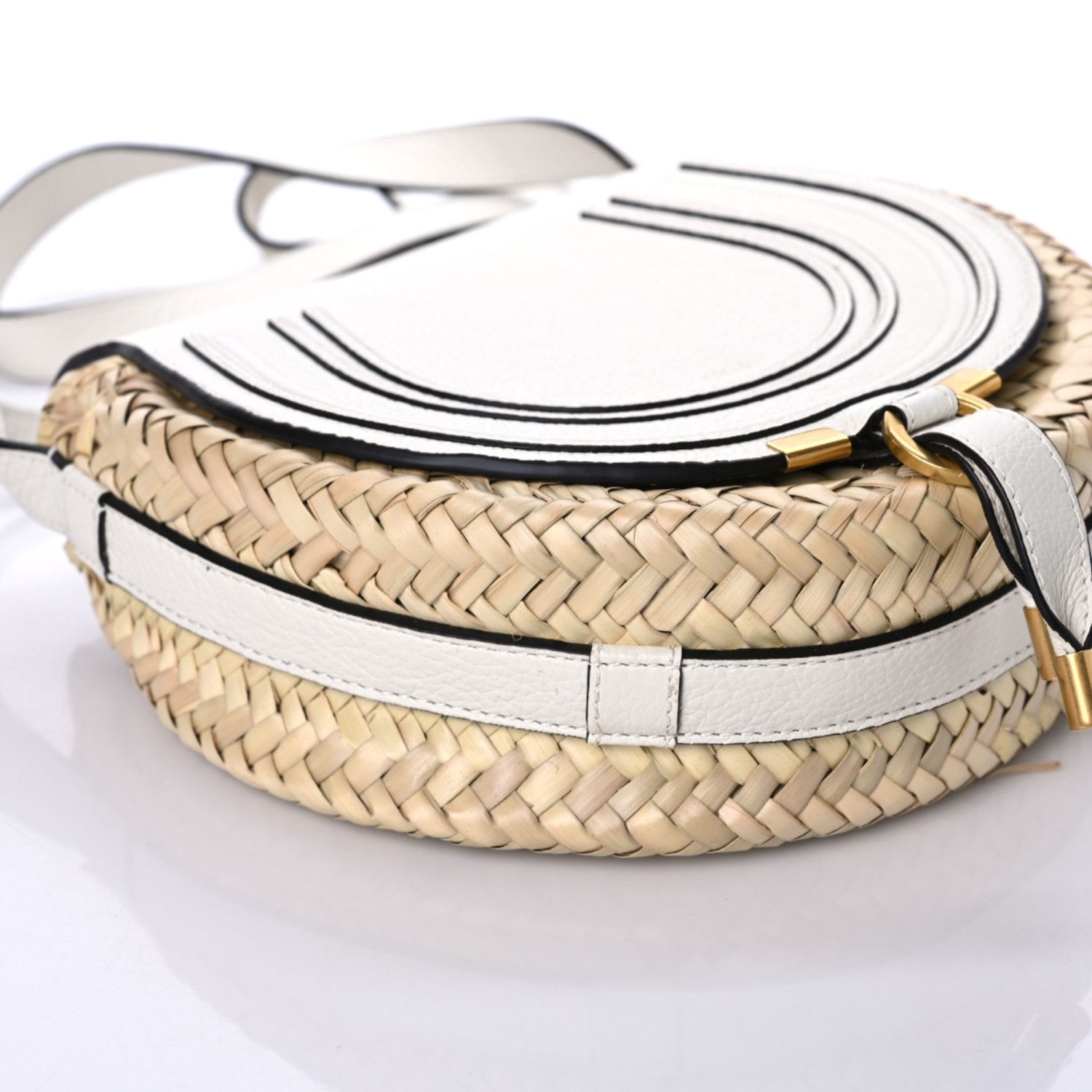 Chloe o1loc1c10425 Size: OS / Marcie Crossbody Basket in White Size ONE SIZE - 4 Thumbnail