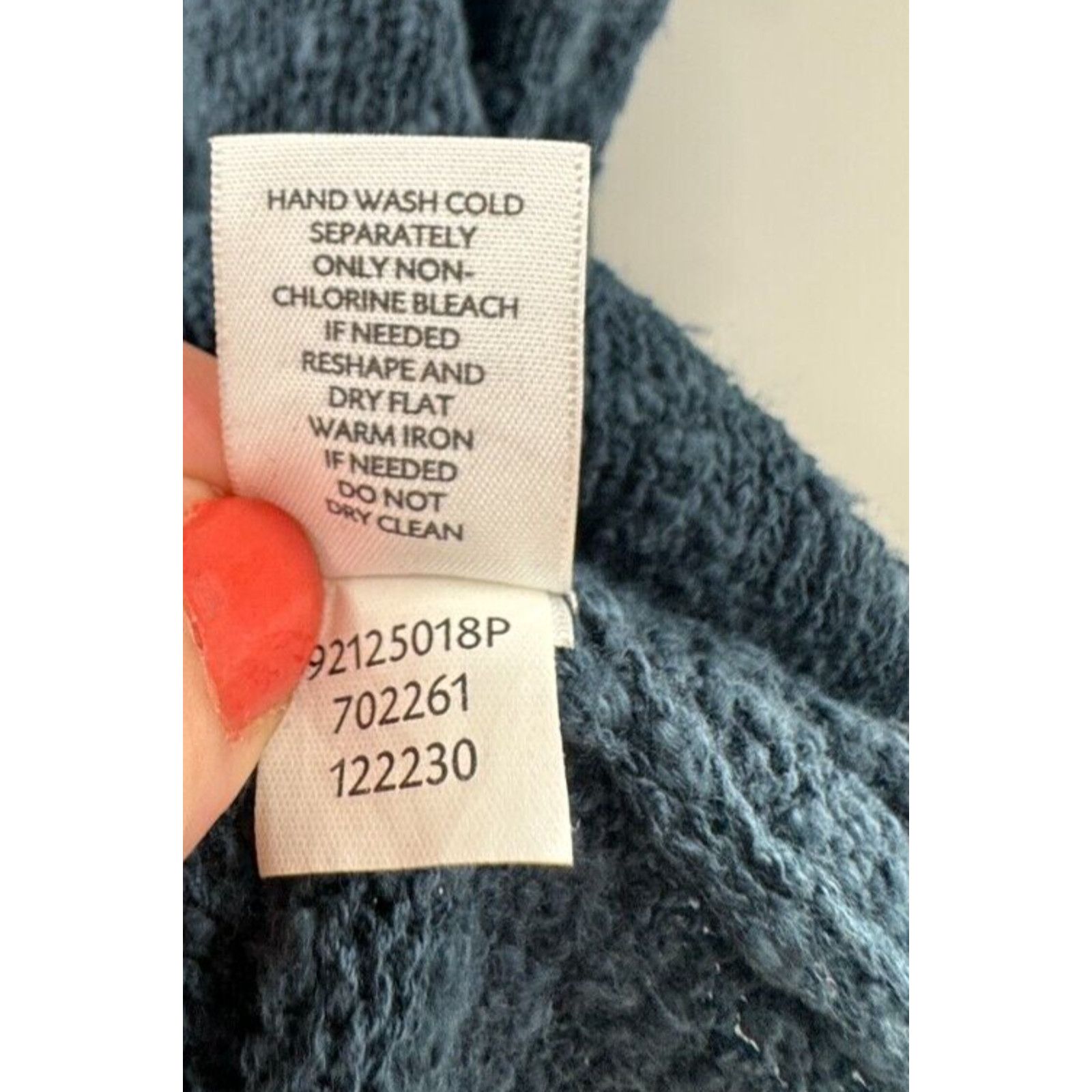 J. Jill J. Jill Petite Small Blue 3/4 Sleeve Sweater Classic Cabin Size S / US 4 / IT 40 - 6 Thumbnail