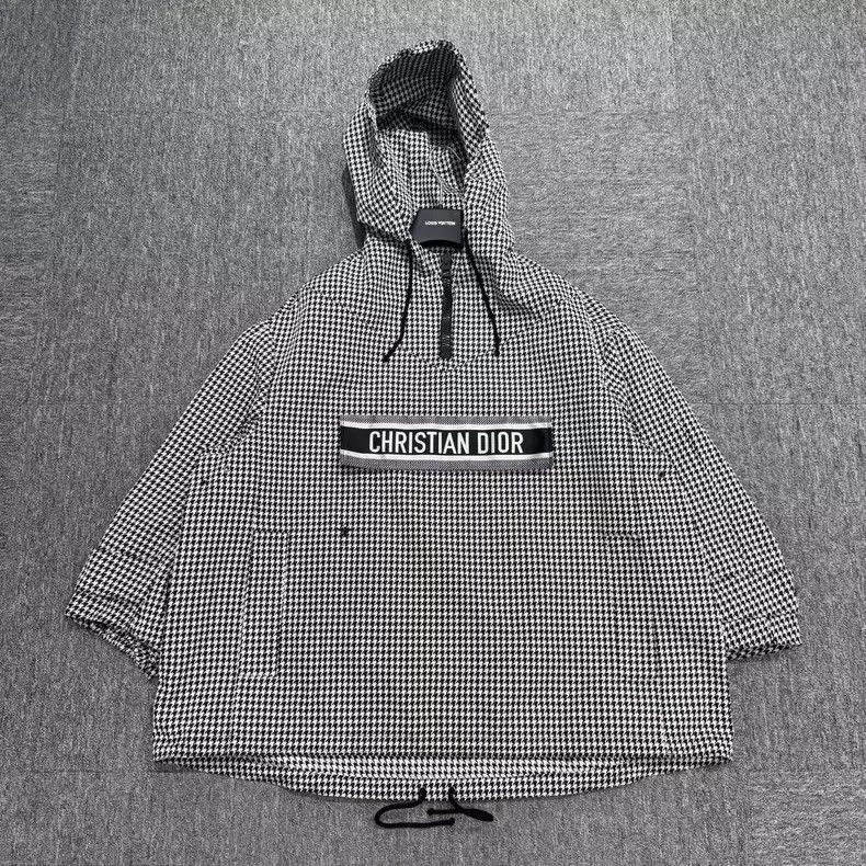 Dior Dior Houndstooth Embroidered Anorak Jacket Size US XS / EU 42 / 0 - 1 Thumbnail