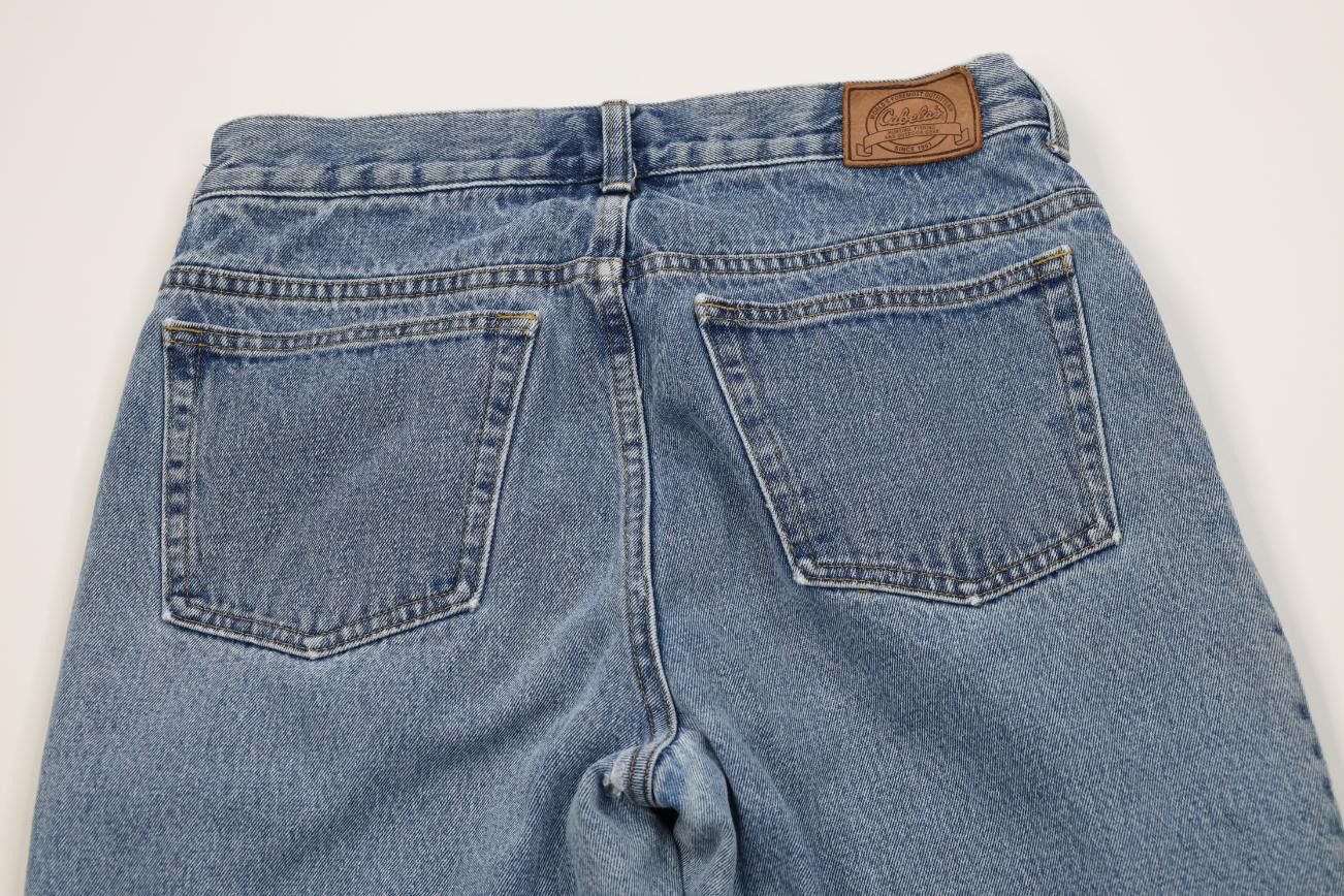 Cabelas Vintage 90s Cabelas Heavyweight Fleece Lined Denim Jeans Size US 32 / EU 48 - 13 Thumbnail