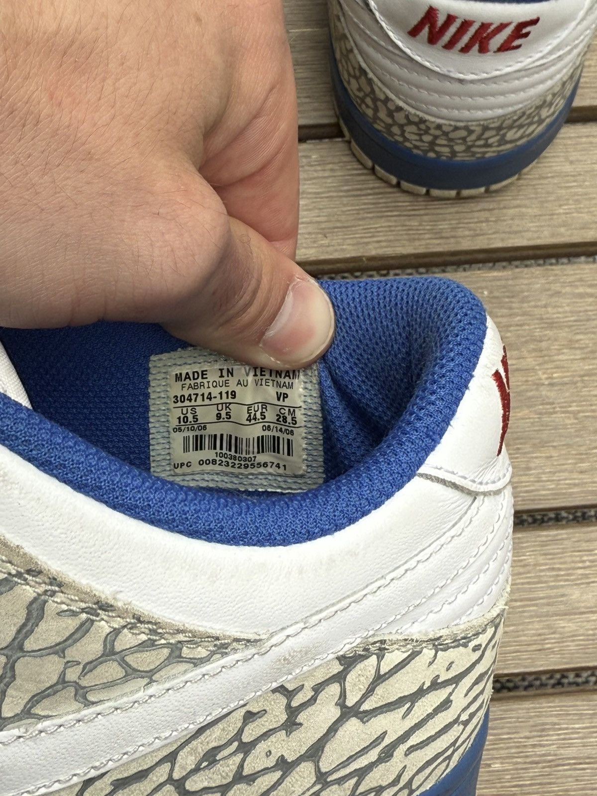 Jordan Brand × Nike 2006 Nike dunk low J pack Size US 10.5 / EU 43-44 - 5 Thumbnail