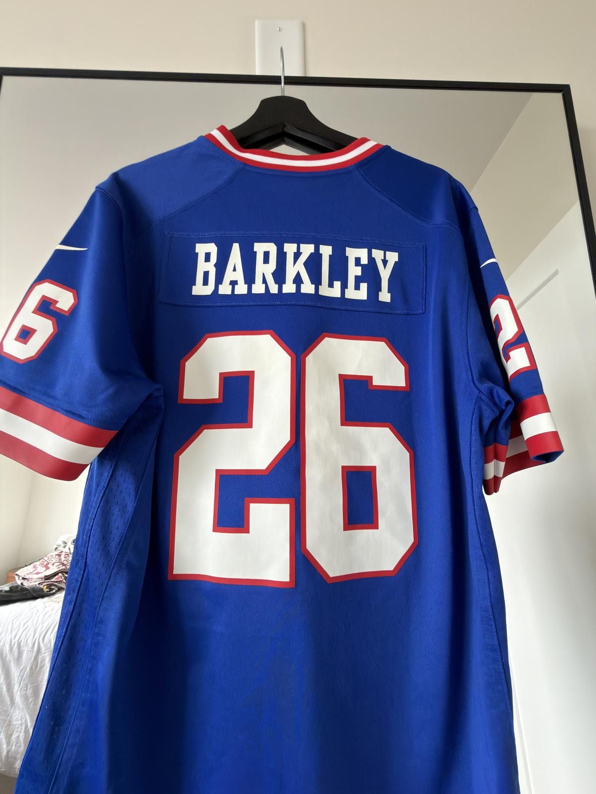 Nike Nike NFL New York Giants Saquon Barkley Jersey Size US M / EU 48-50 / 2 - 2 Thumbnail