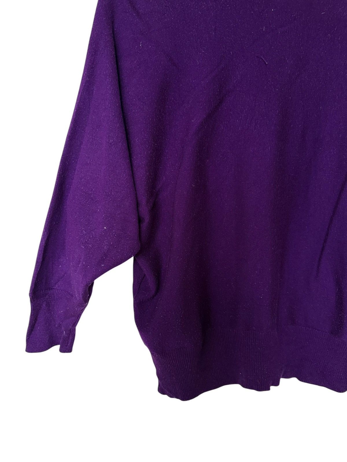 The Unbranded Brand Vintage Unbranded Grape Knitwear Sweater Size XL / US 12-14 / IT 48-50 - 7 Thumbnail