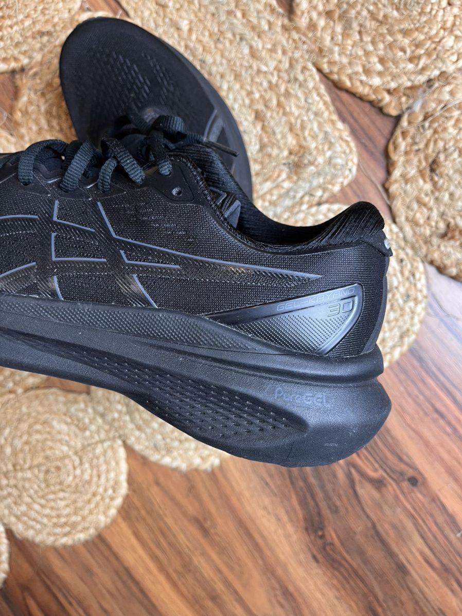 Asics × Japanese Brand Asics Gel- Kayano 30 smart all black runners cushion kiko Size US 10.5 / EU 43-44 - 5 Thumbnail