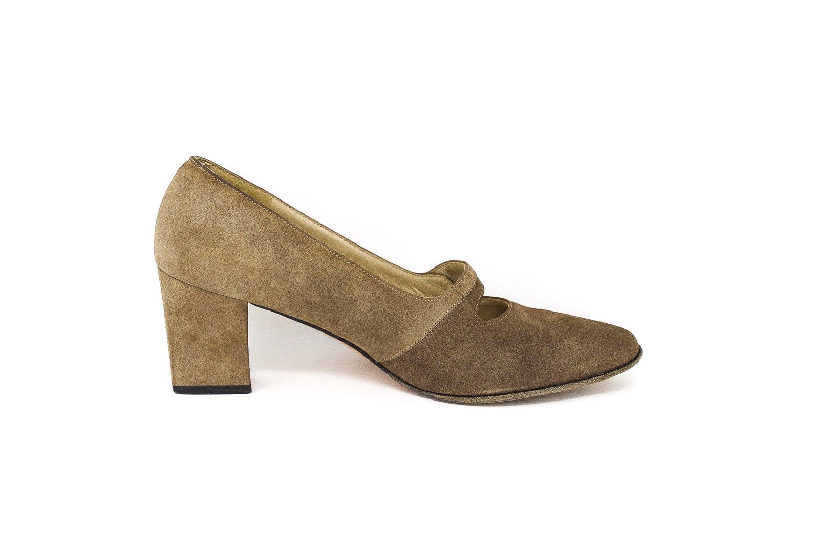 Salvatore Ferragamo Vintage Suede Salvatore Ferragamo Mary Janes size 7 Size US 7 / IT 37 - 8 Thumbnail