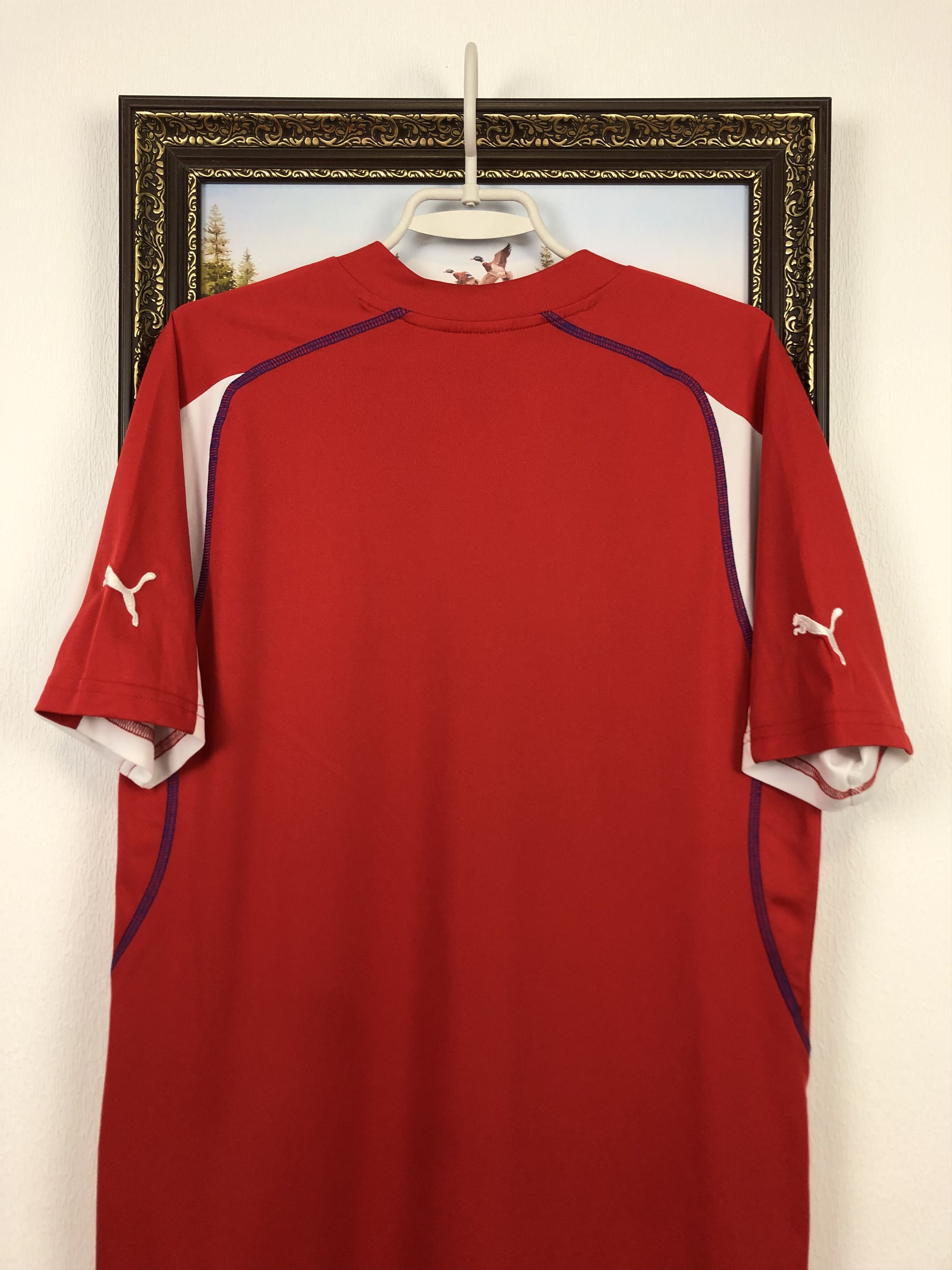 Vintage Czech Republic Home football shirt 2003 Soccer Jersey Size US L / EU 52-54 / 3 - 11 Thumbnail