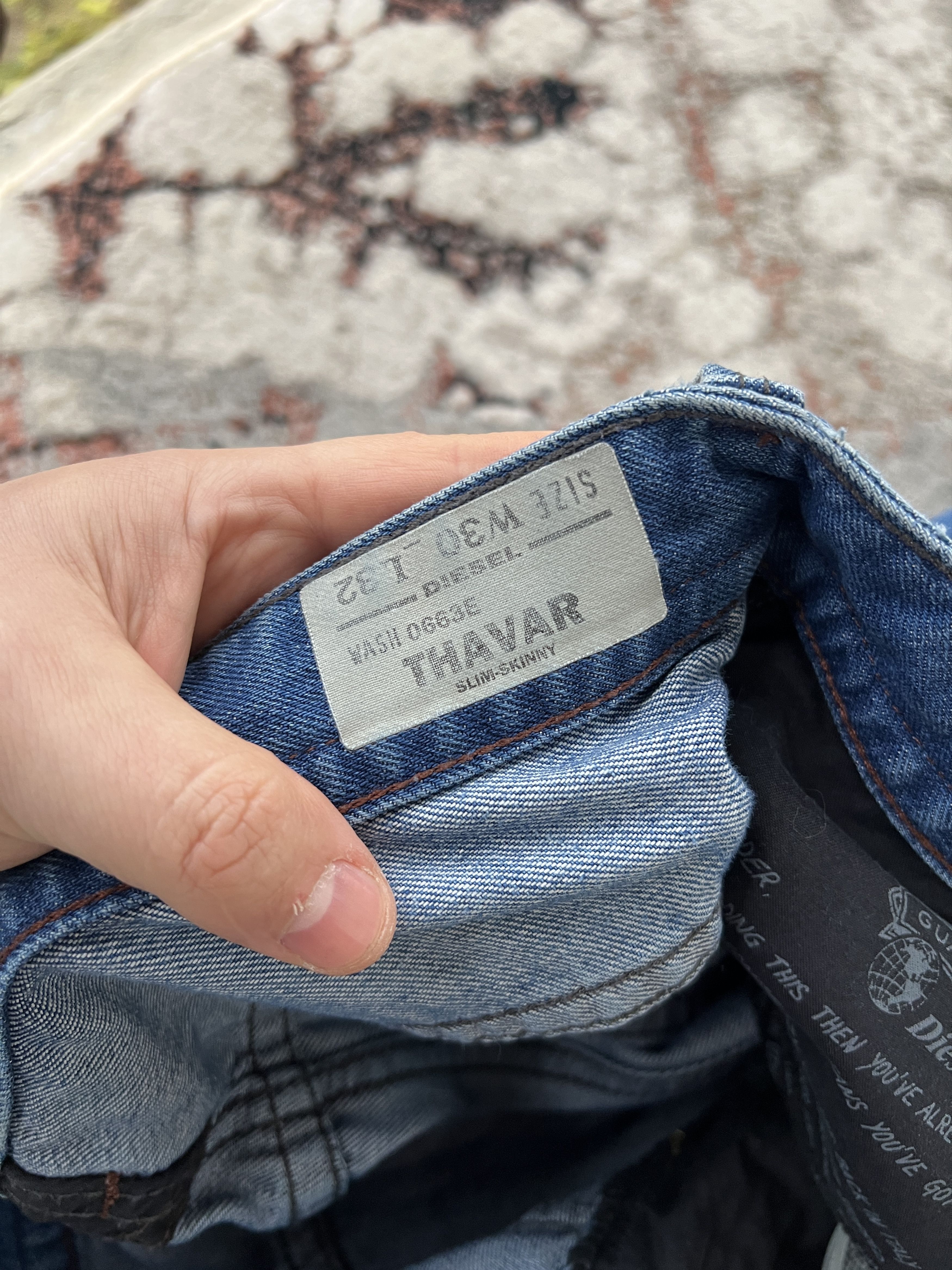 Diesel Diesel Thavar Slim-Skinny Jeans Size US 30 / EU 46 - 7 Thumbnail