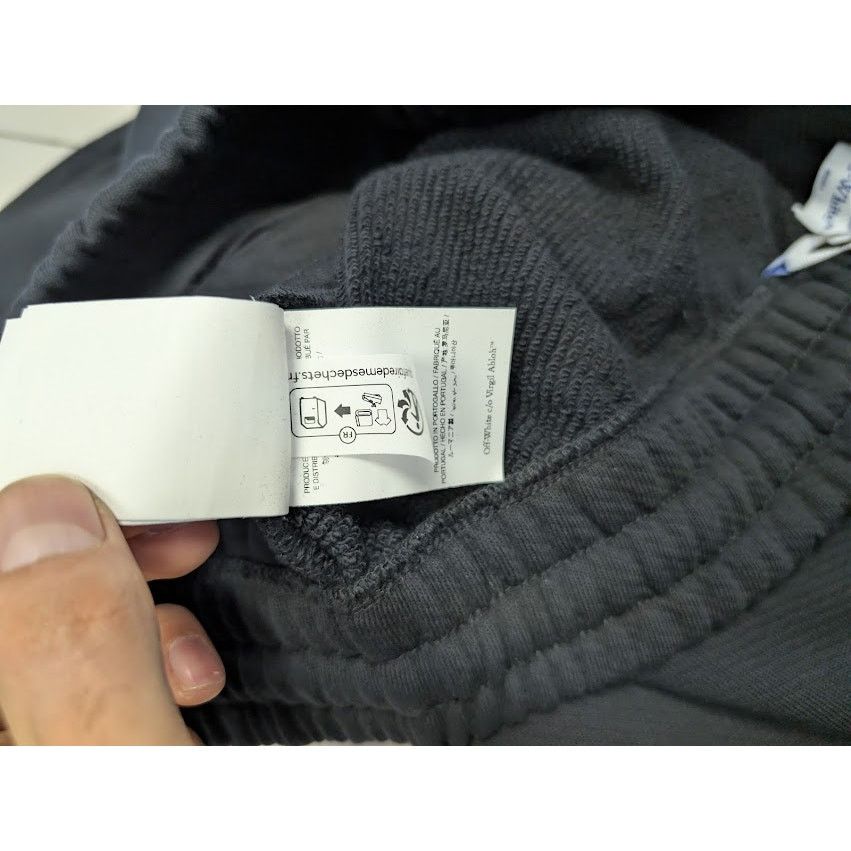 Off-White o1rshd1 Pixel Diag Sweatpants in Black / White Size US 36 / EU 52 - 21 Thumbnail