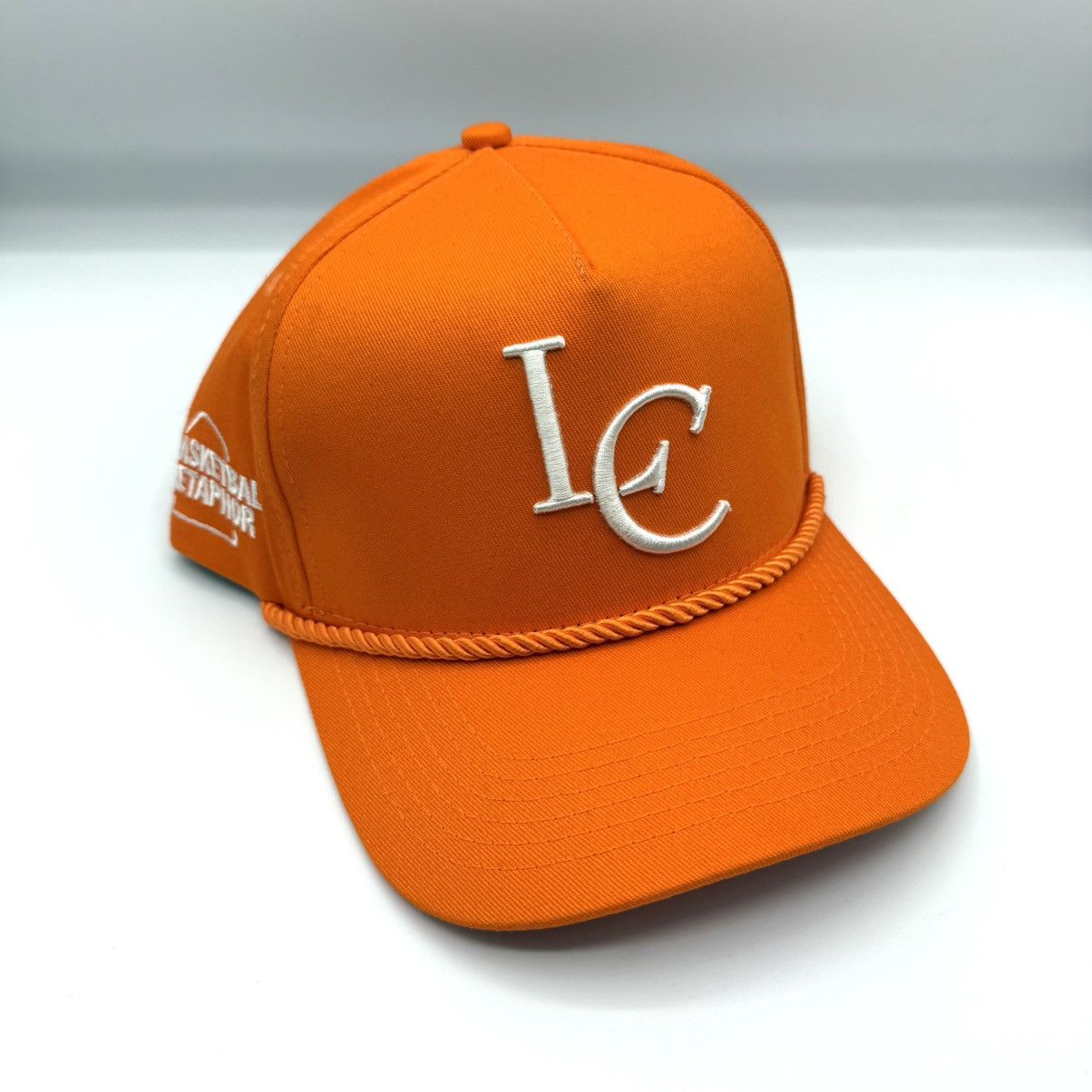 Other Le Court Cotton Twill Monogram Cap Snapback Court Orange Size ONE SIZE - 3 Thumbnail