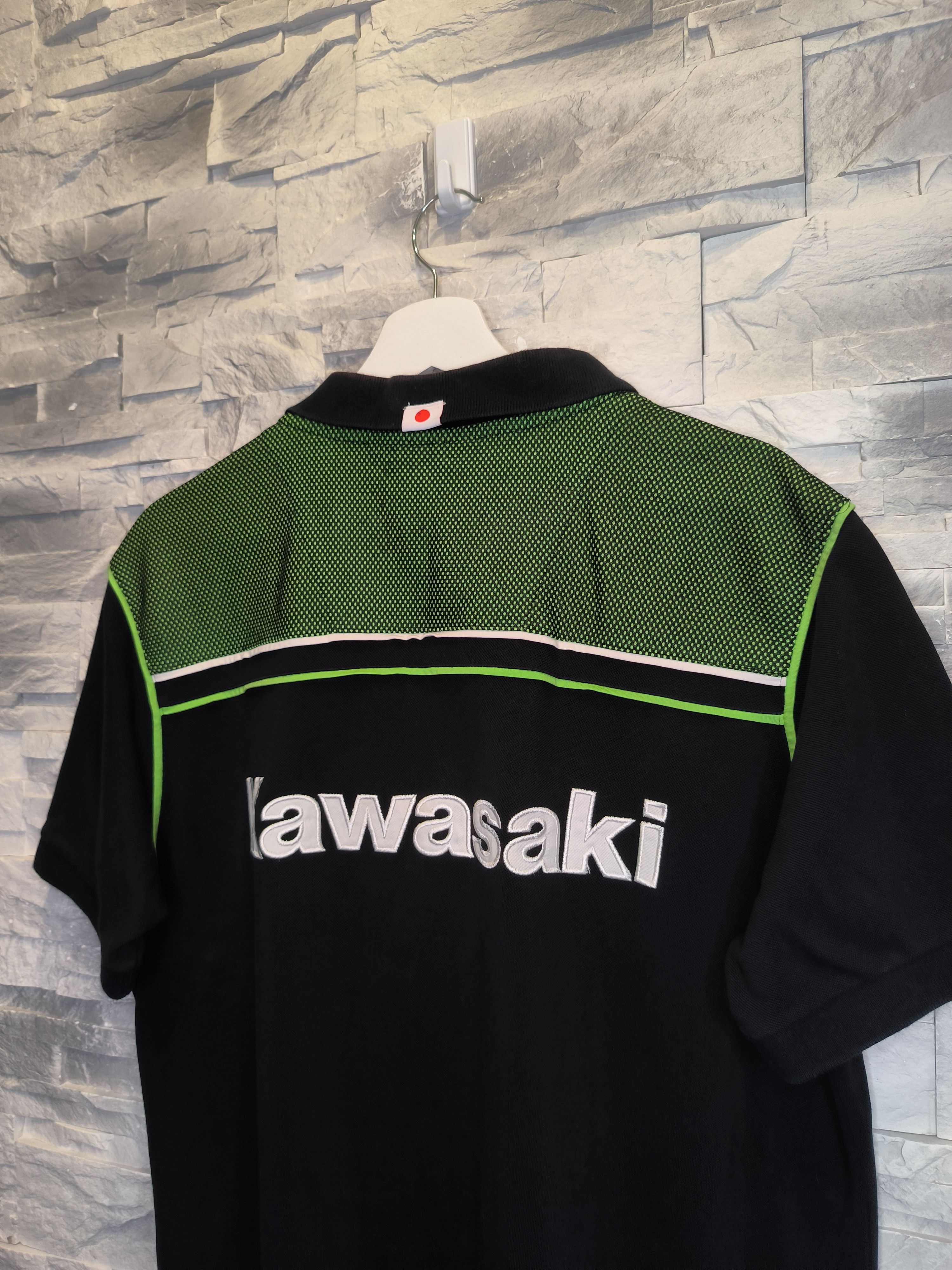 Other Kawasaki Racing Polo Shirt Logo Black Motocycle Size US XL / EU 56 / 4 - 4 Thumbnail