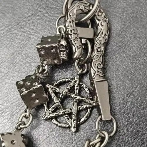 Japanese Brand Dice Motor Rock Wallet Chain Size ONE SIZE - 5 Thumbnail