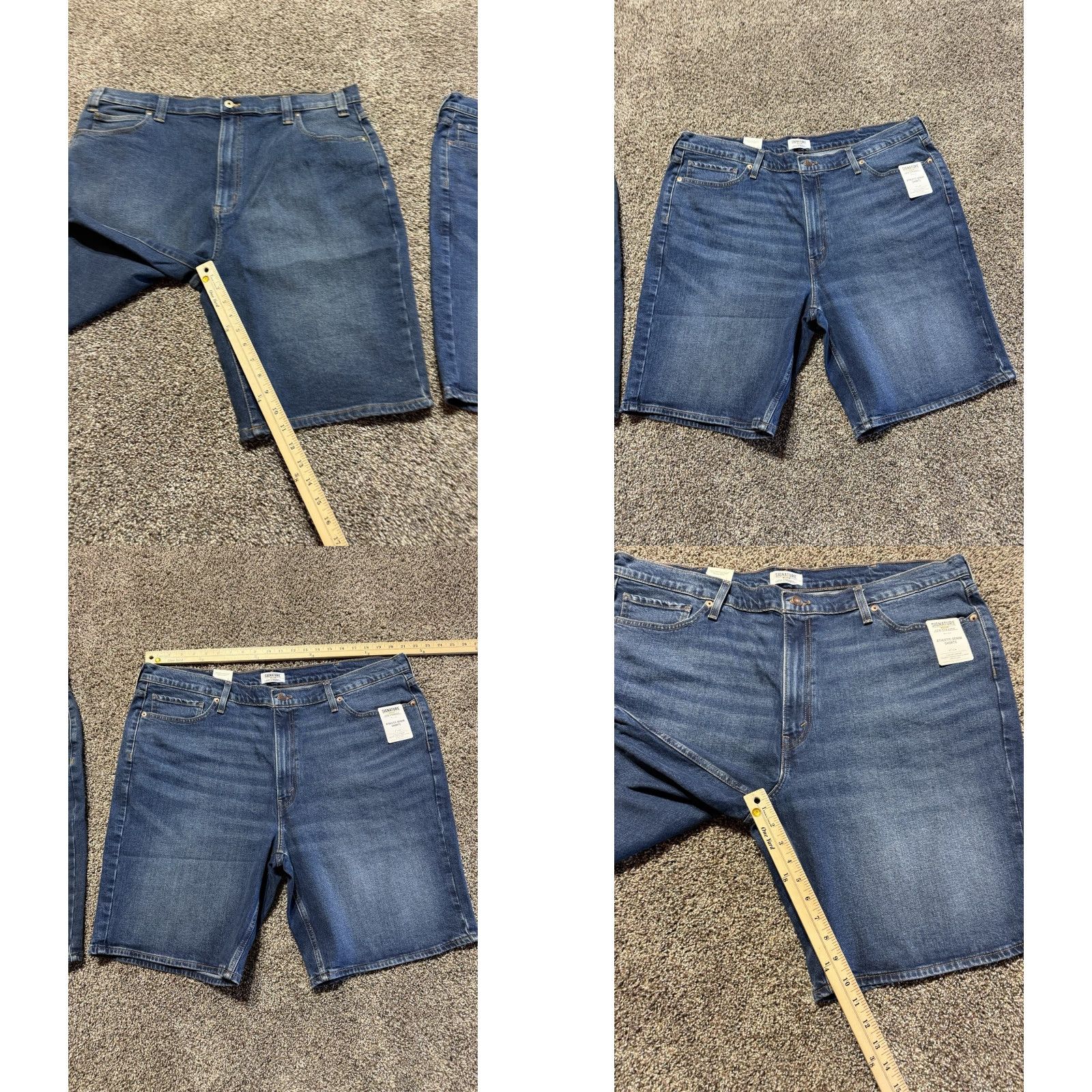 Levi's Levi's Mens Shorts 42 Blue Denim Inseam 11" Lot Of 2 NEW TAGS Chino Regular Relaxed Fit Pants Men Blues Sketch Not Required Size US 42 / EU 58 - 8 Thumbnail