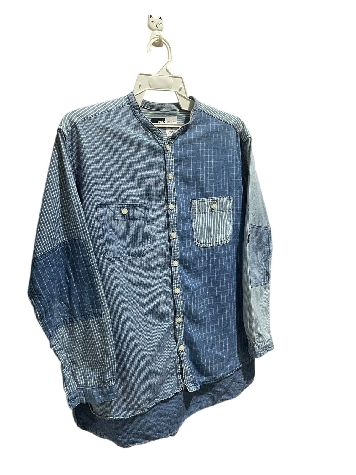Ne-Net Issey Miyake Ne-Net Denim Shirt Size US M / EU 48-50 / 2 - 3 Thumbnail