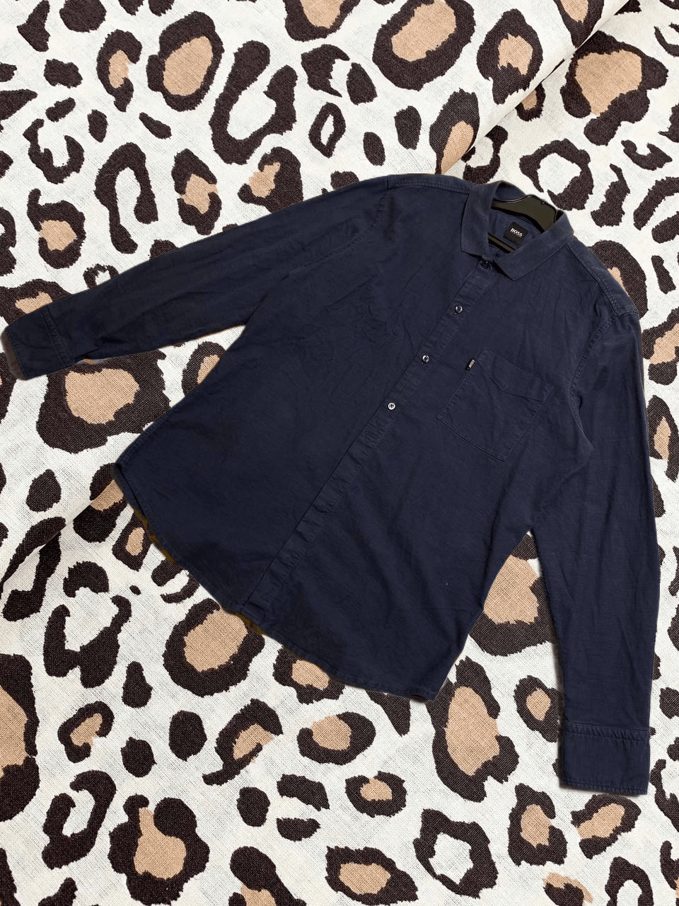 Hugo Boss × Vintage Men’s shirt Hugo Boss y2k Size US L / EU 52-54 / 3 - 1 Thumbnail