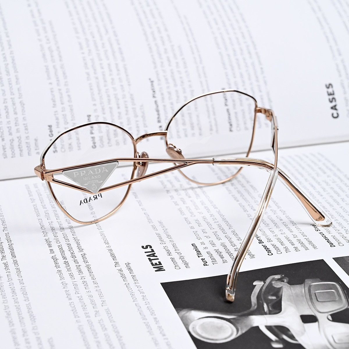 Miu Miu PRADA 0PR 52ZV GLASSES Size ONE SIZE - 9 Thumbnail