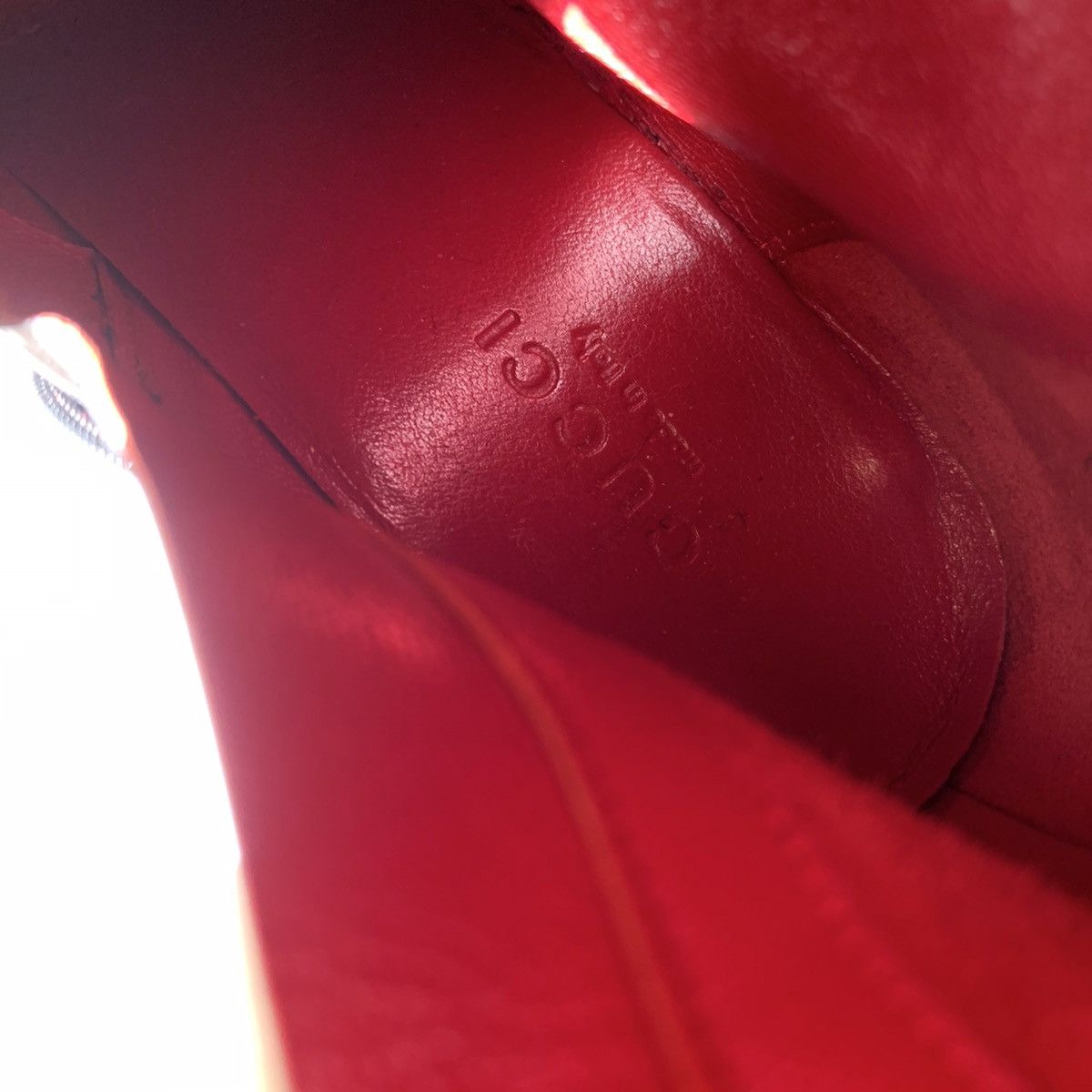 Gucci Patent leather horsebit wedge tall boots Size US 5.5 / IT 35.5 - 7 Thumbnail