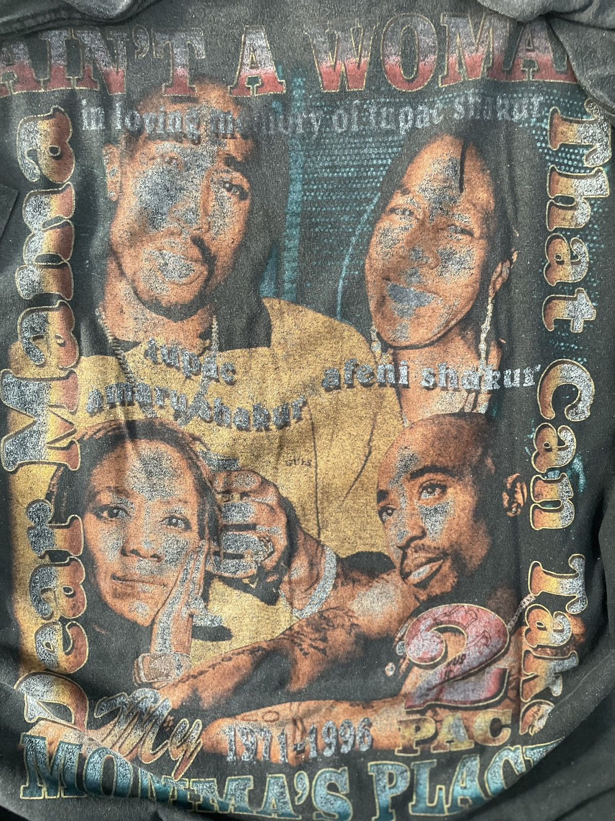 Band Tees × Vintage TUPAC DEAR MAMA Size US XL / EU 56 / 4 - 6 Thumbnail