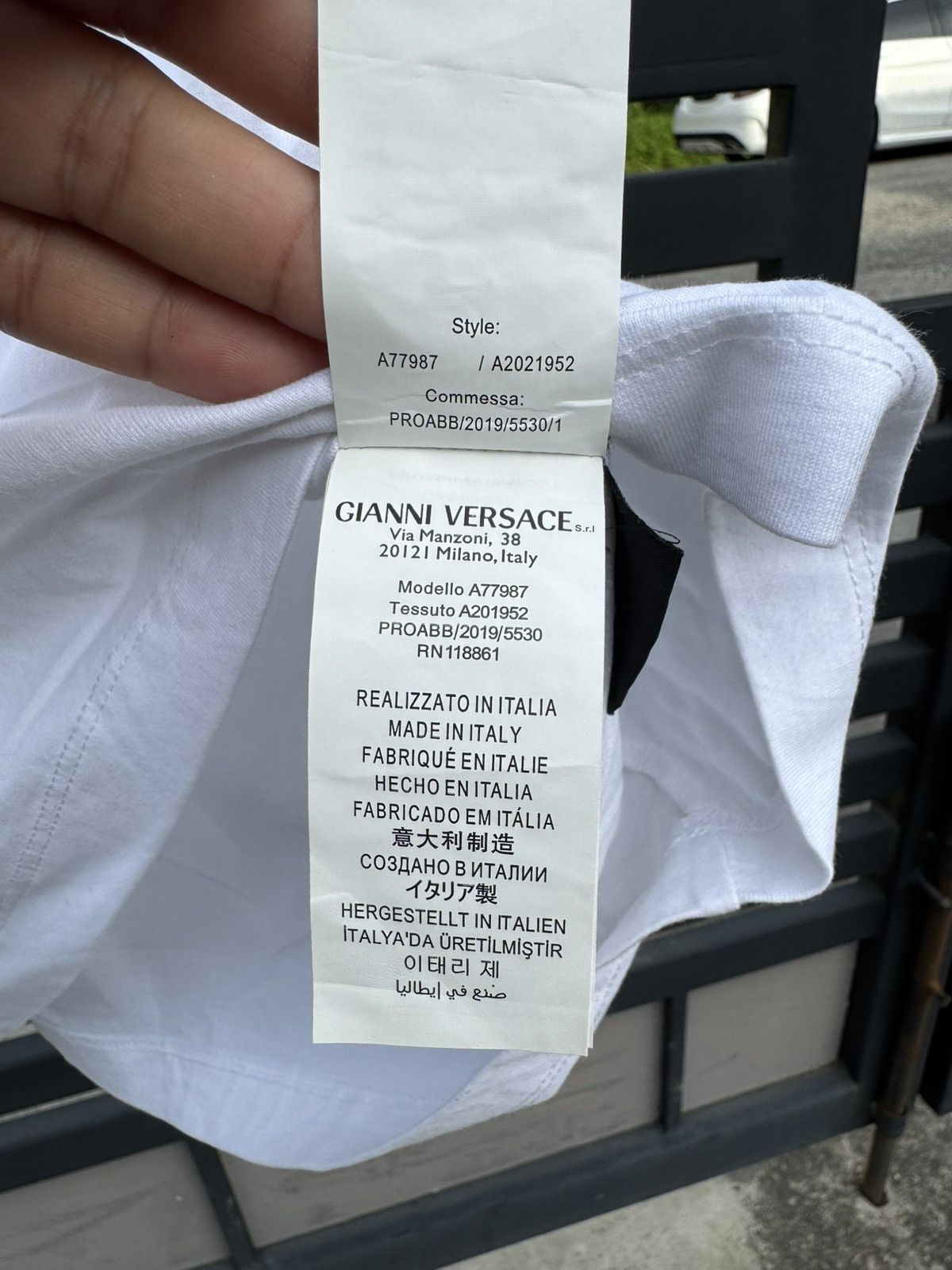 Designer × Versace Versace Shirt Size US L / EU 52-54 / 3 - 9 Thumbnail