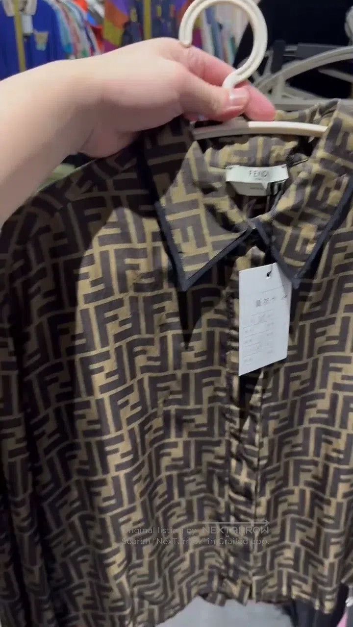 Fendi Fendi Monogrammed shirt Size XXS / US 00 / IT 34 - 1 Thumbnail