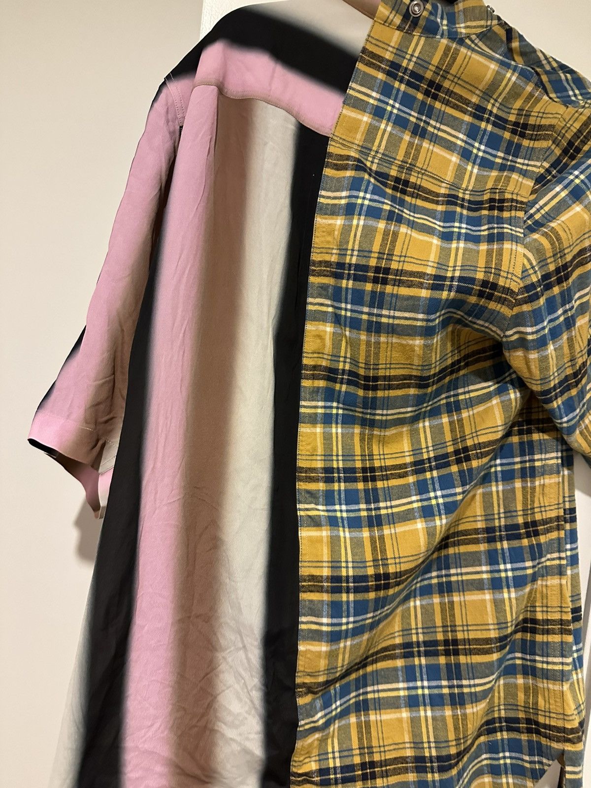 Rick Owens Rick owens FW21 plaid half flannel Size US L / EU 52-54 / 3 - 9 Thumbnail