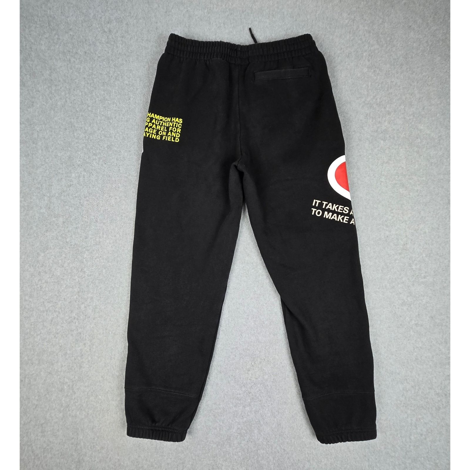 Champion Champion Medium Black Logo Joggers Drawstring Pockets Size US 32 / EU 48 - 2 Thumbnail
