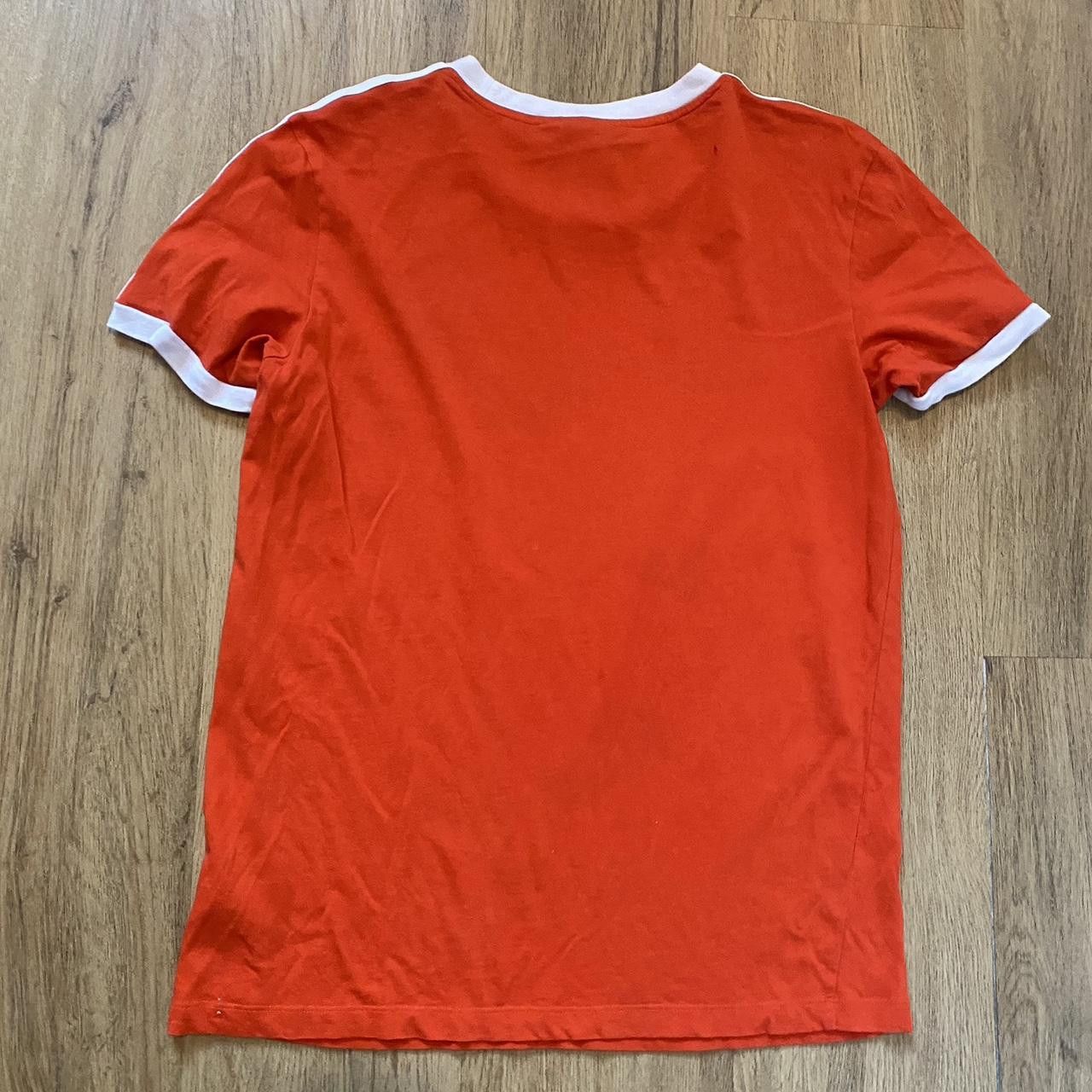 Adidas Orange and white Adidas t-shirt #adidas Size US S / EU 44-46 / 1 - 2 Thumbnail