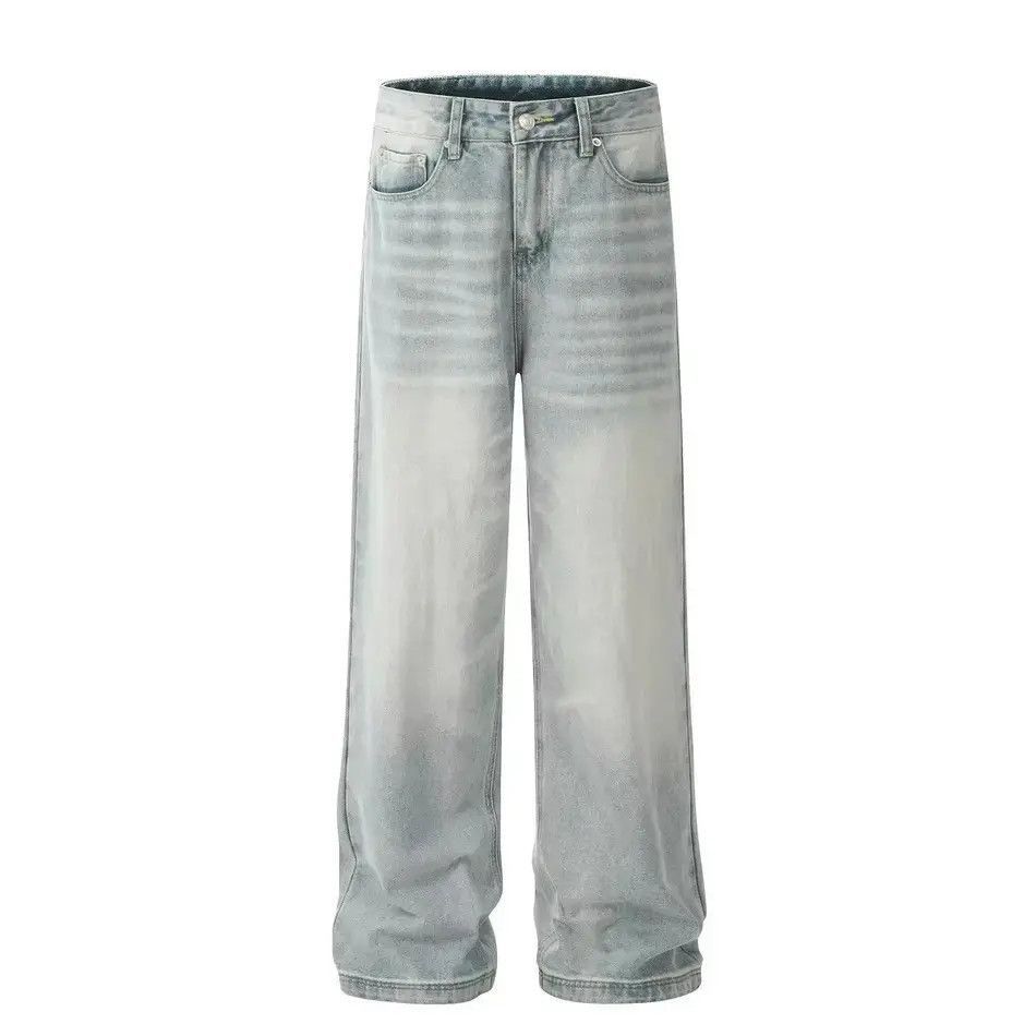 Japanese Brand Vintage washed high street style baggy jeans Size US 32 / EU 48 - 6 Thumbnail
