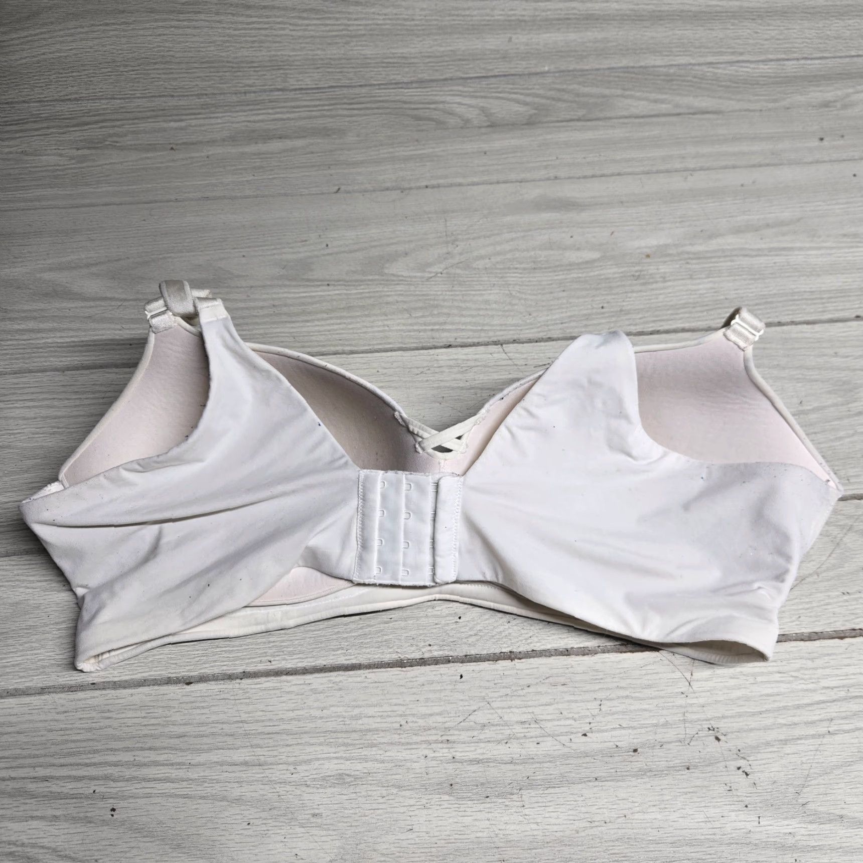 Torrid Torrid Balconette Bra White Lace Full Coverage Underwire 44DD Womens Plus Size Size ONE SIZE - 2 Thumbnail