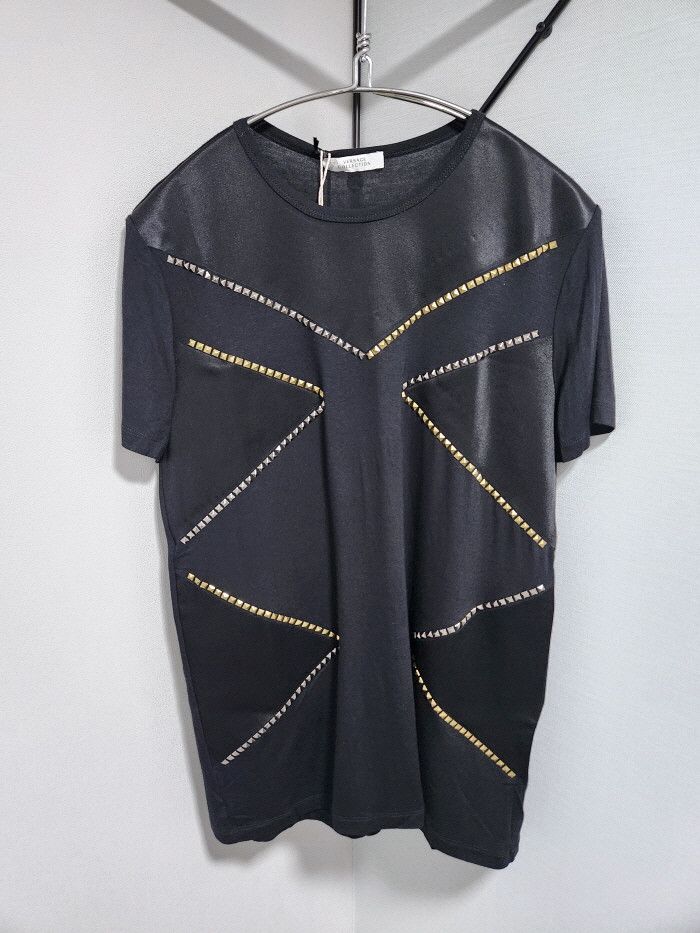 Versace VERSACE COLLECTION across STUD TEE Size S / US 4 / IT 40 - 1 Thumbnail