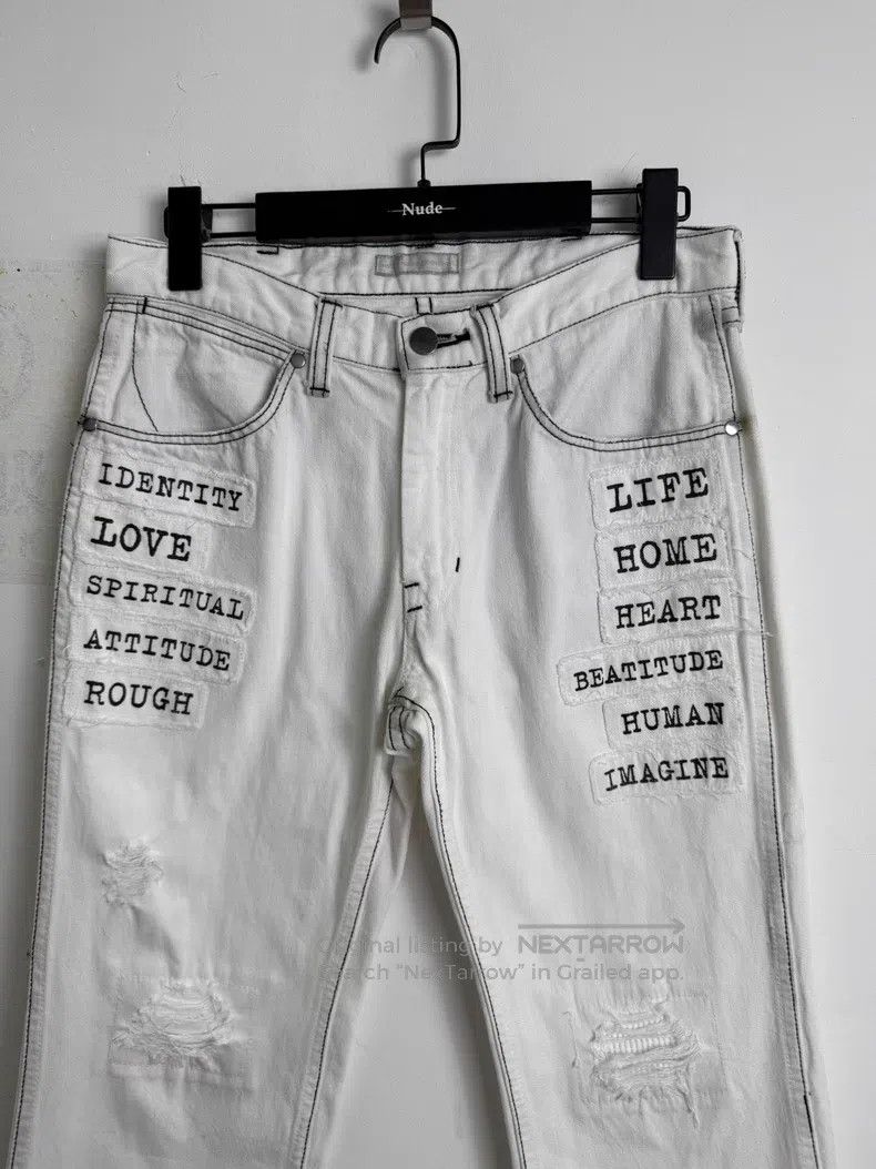 Number (N)ine Number (N)ine Patchwork denim pants Size US 28 / EU 44 - 2 Thumbnail