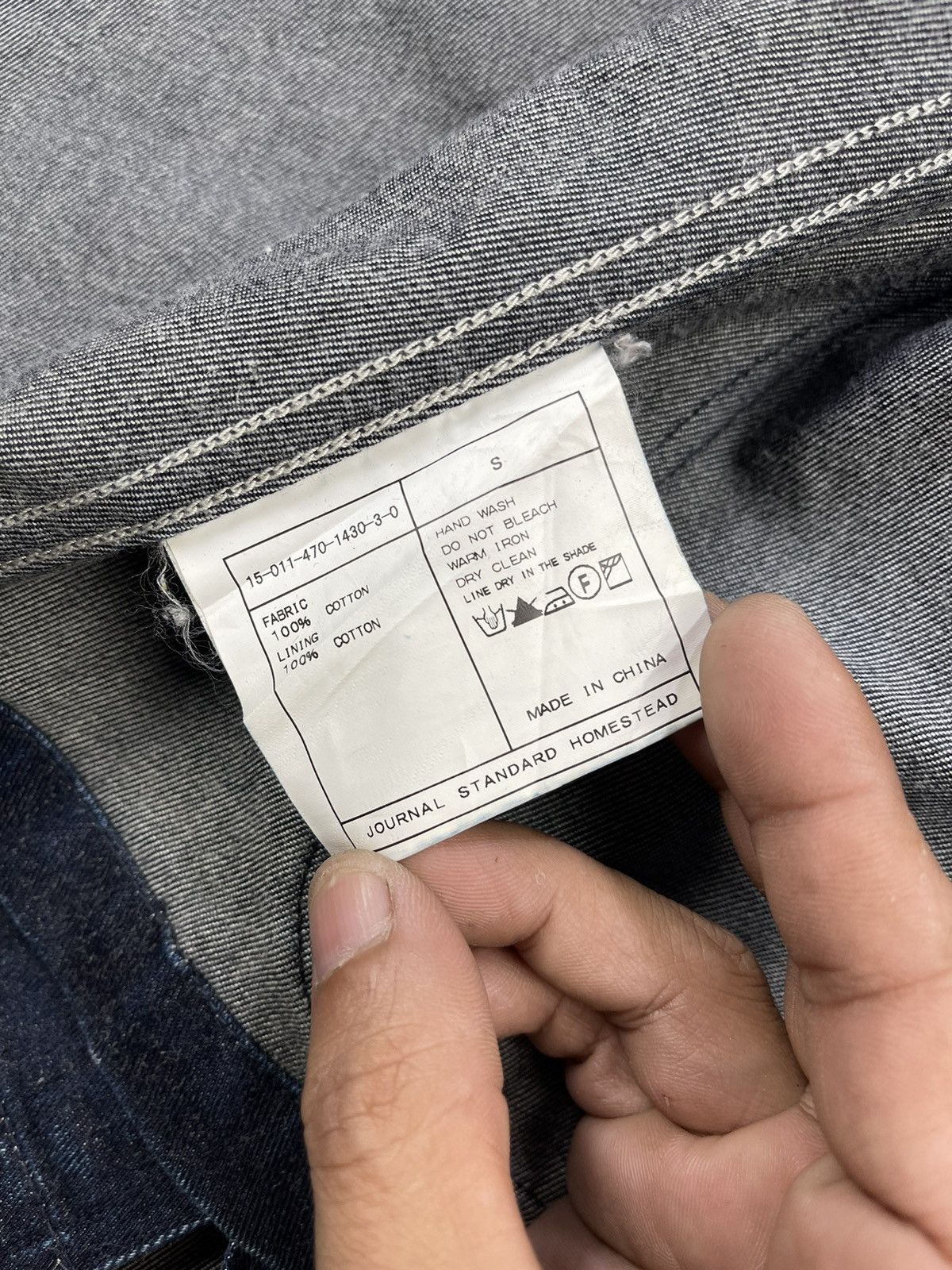 J.S. Homestead J.S Homestead Indigo Dekoboko Denim Jackets Size US S / EU 44-46 / 1 - 12 Thumbnail