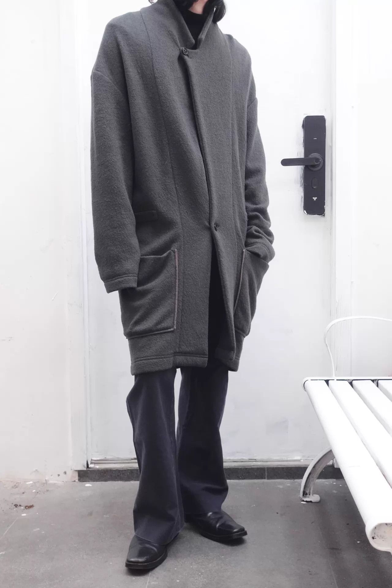 Damir Doma Gray Oversized Long Coat - XS Size US XS / EU 42 / 0 - 3 Thumbnail