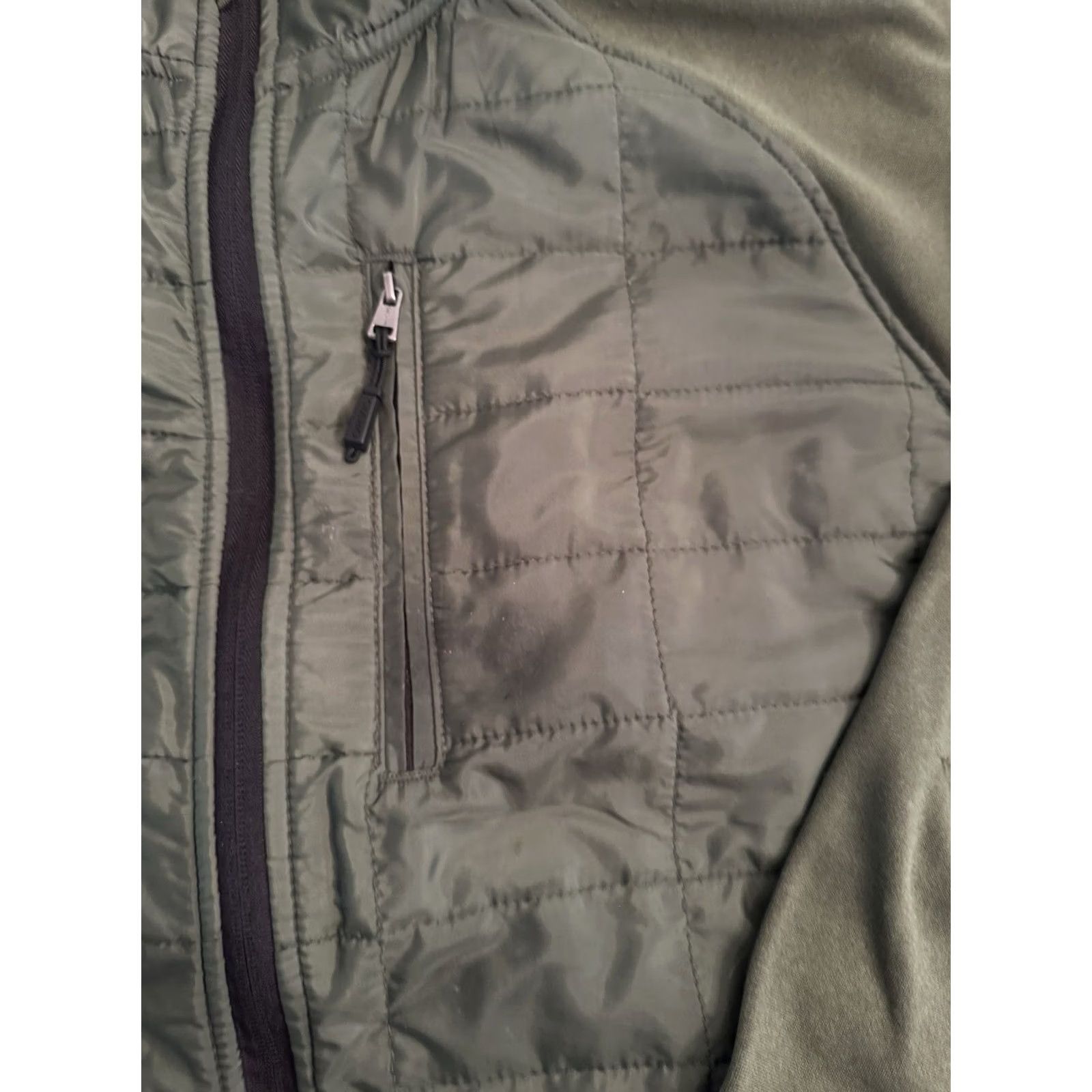 Orvis Orvis Quilted Long Sleeve Full Zip Jacket 2XL Mens Green Dark Nylon Quilted Long Sleeve Full Zip Jacket Size US XXL / EU 58 / 5 - 2 Thumbnail