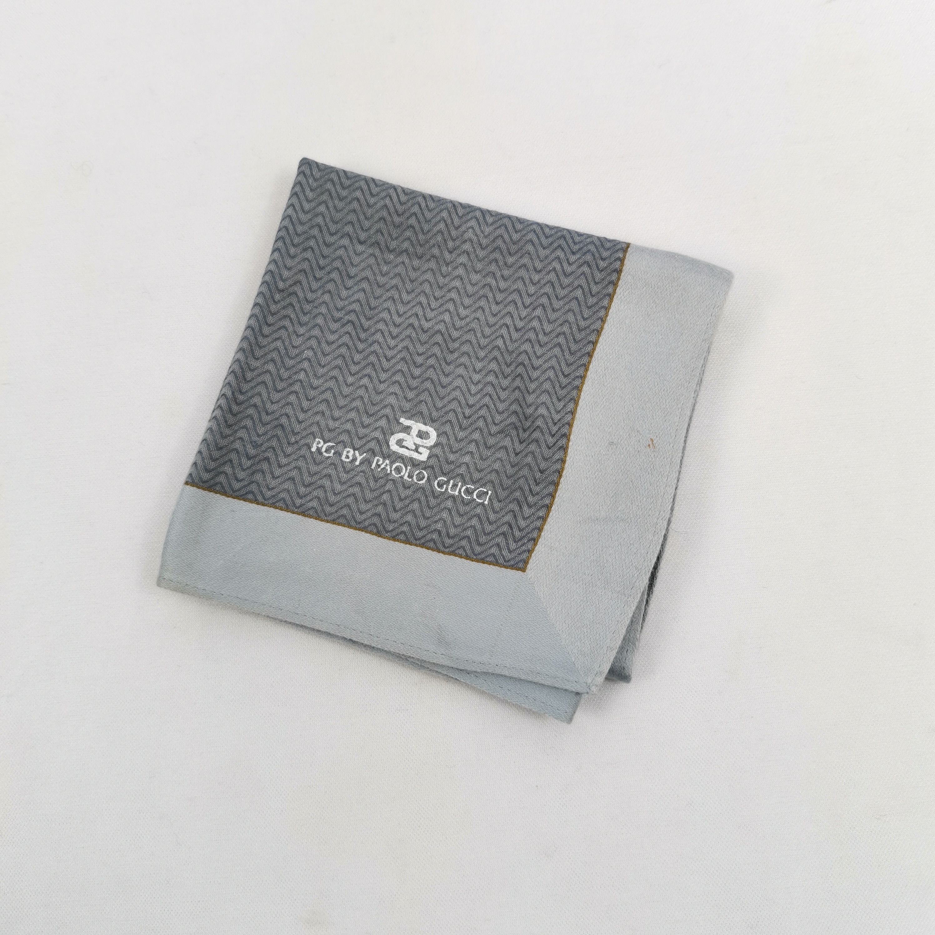 Paolo Gucci Vintage Paolo Gucci Handkerchief Neckerchief Bandana Size ONE SIZE - 4 Thumbnail