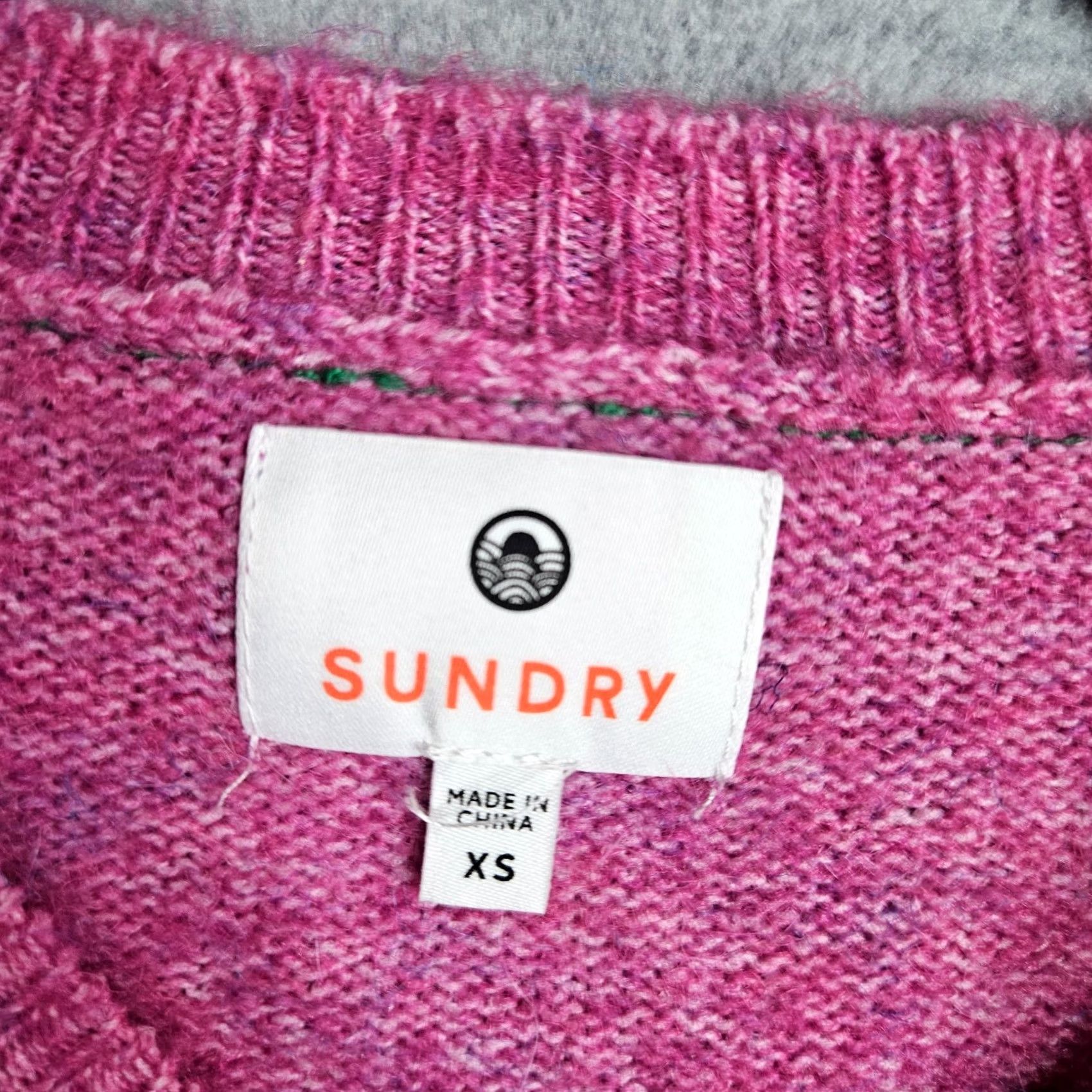 Vintage SUNDAY Pink Pullover Long Sleeve Sweater XS Womens Crew Neck Button Knit All Seasons Vintage? No Size XS / US 0-2 / IT 36-38 - 5 Thumbnail